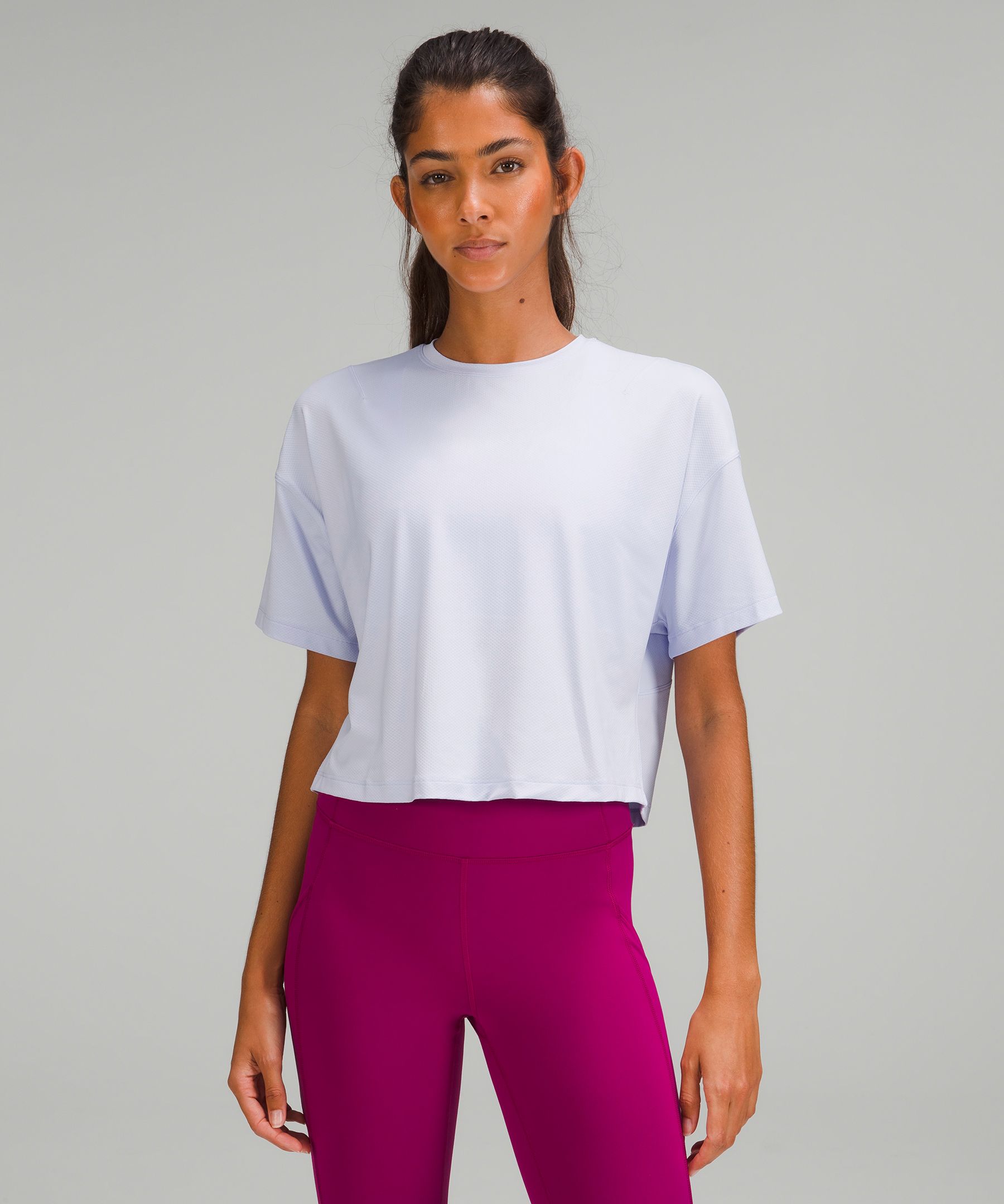 Lululemon Abrasion-resistant Training T-shirt In Pastel Blue