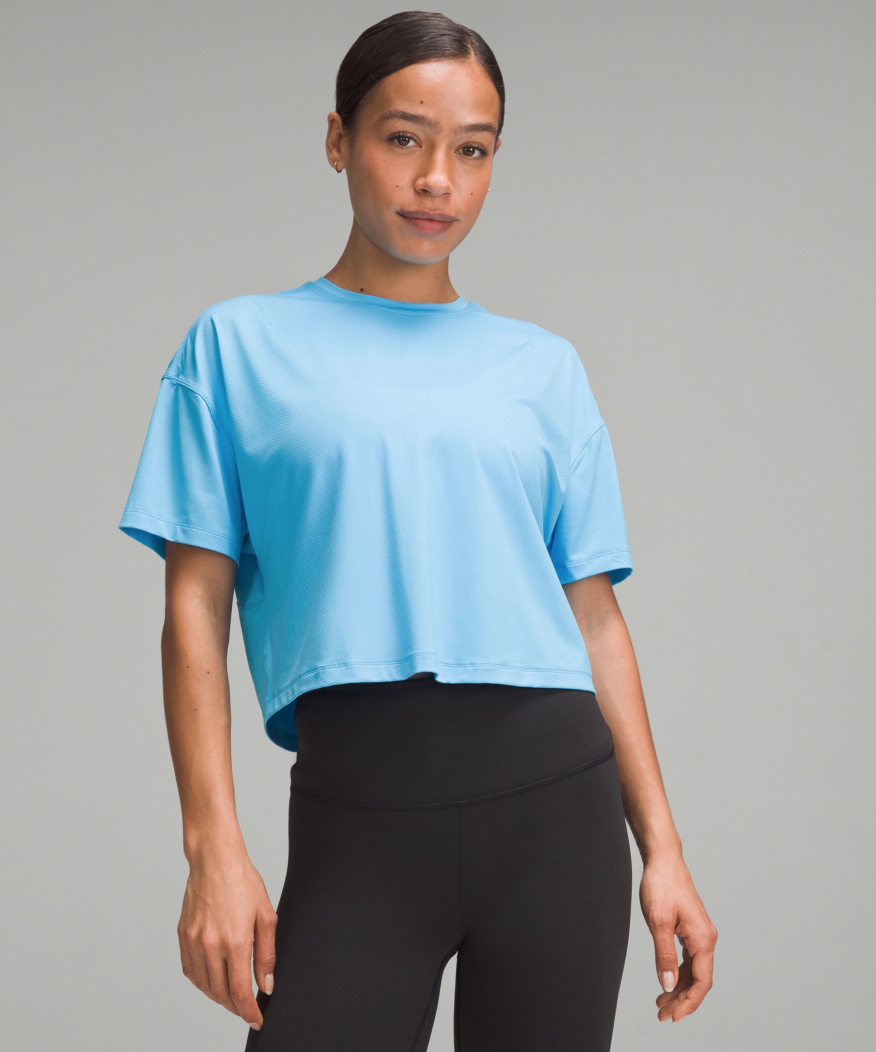 Lululemon Abrasion-resistant Training T-shirt In Blue