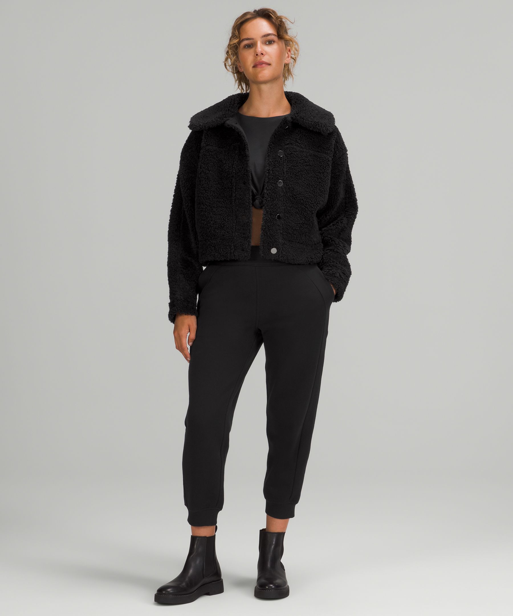 Textured Fleece Button Jacket | Lululemon FR