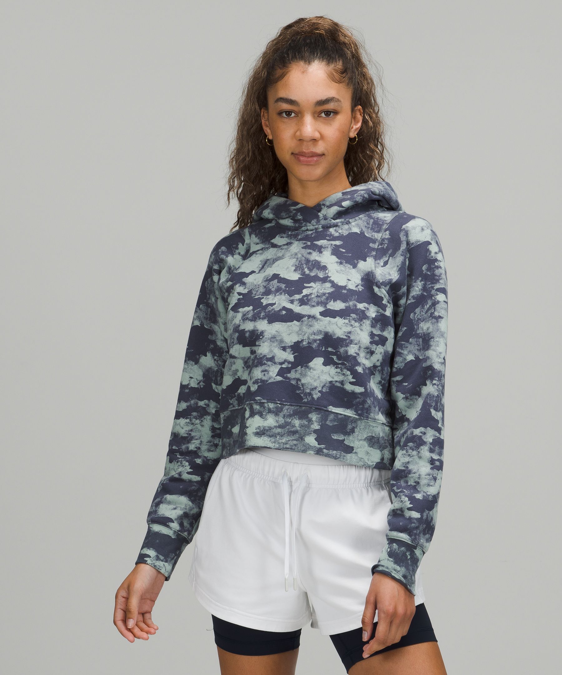 Lululemon camo hoodie hotsell