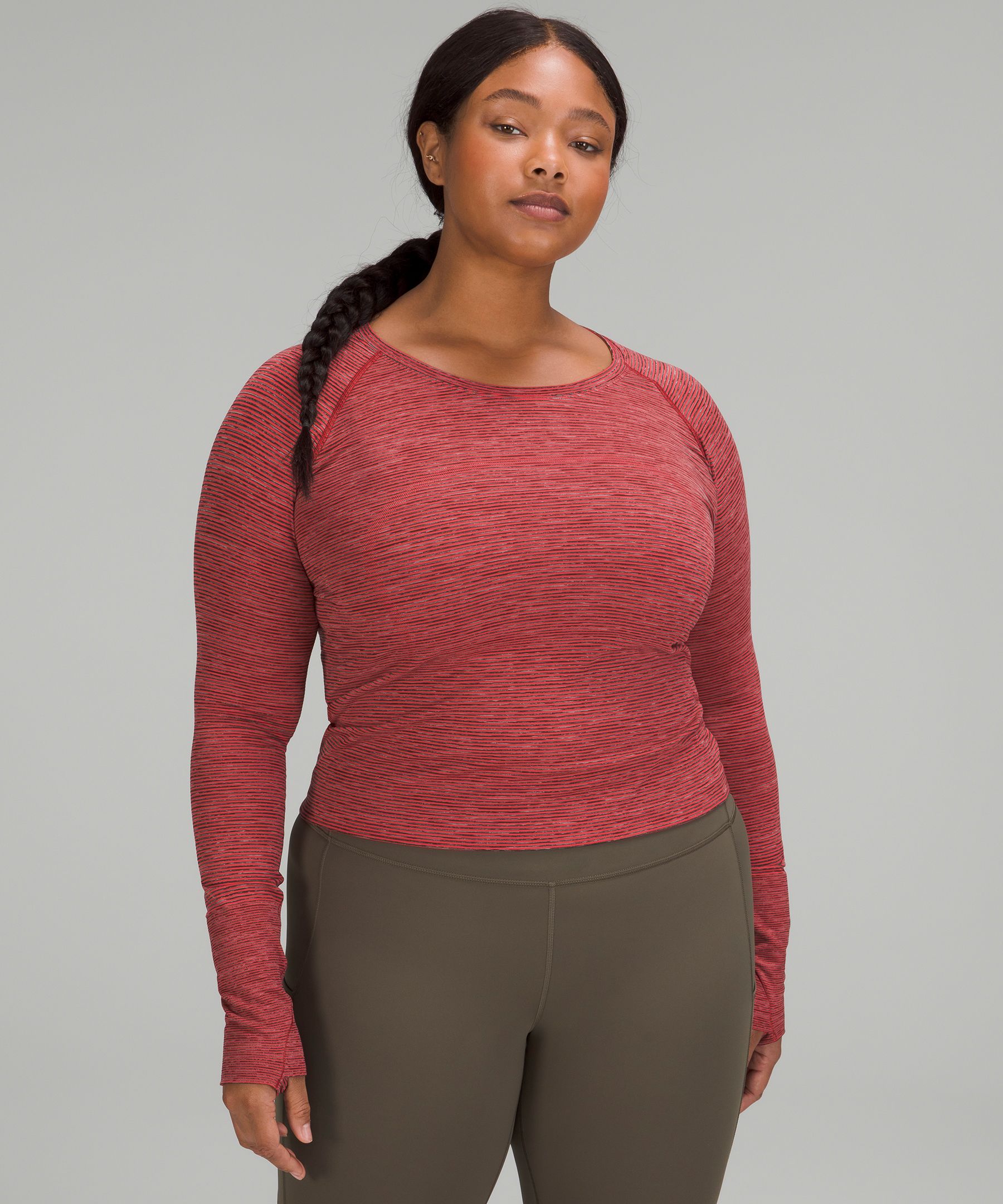 Lululemon Women's Swiftly Tech LS Race 2.0 size US 10/UK 14 Model # LW3DOBS  - Helia Beer Co