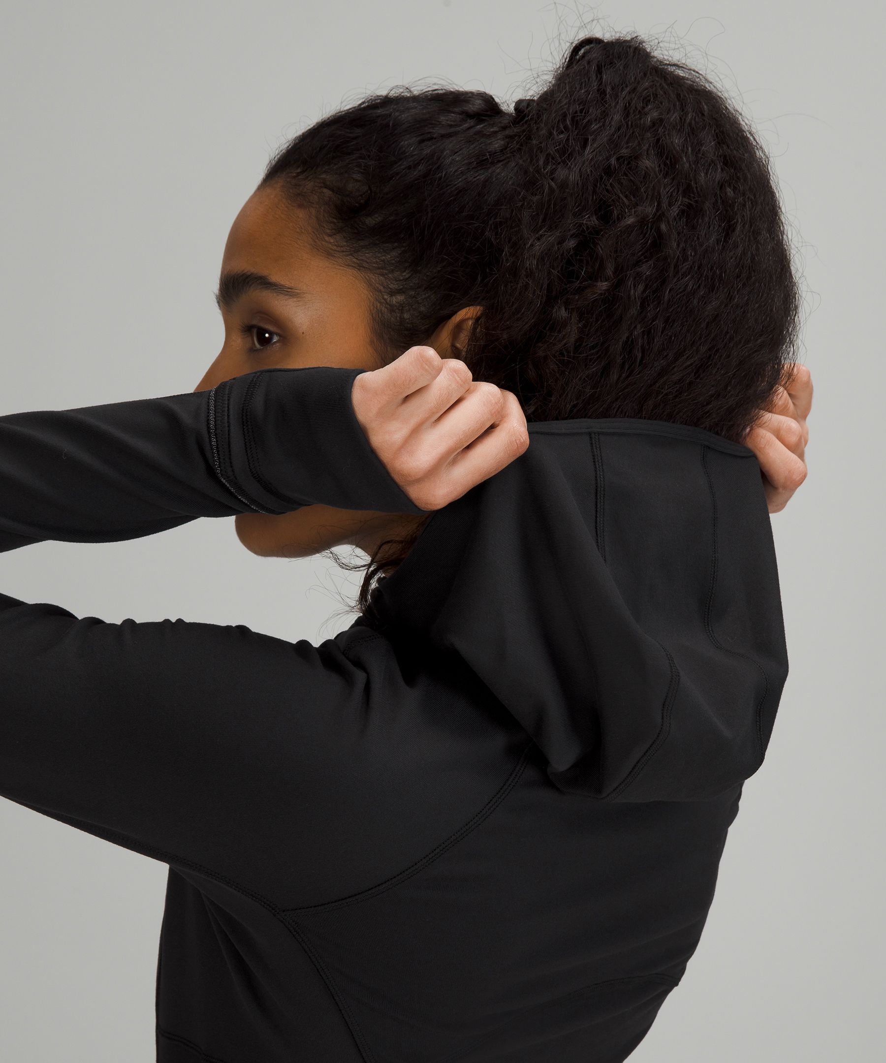 Lululemon LA Back in Action Hoodie - Black - lulu fanatics