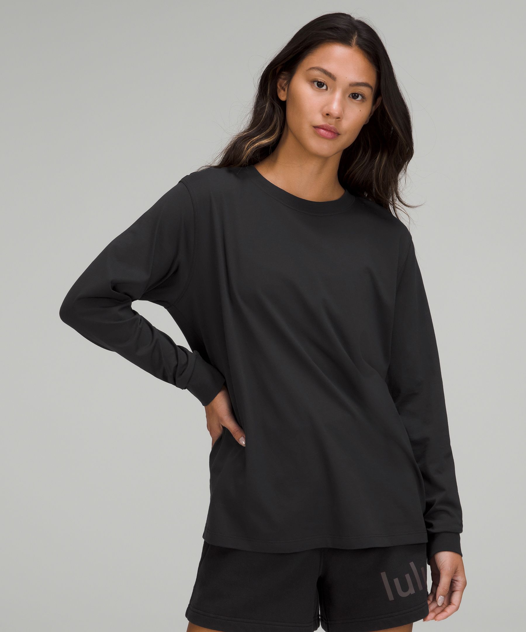 Lululemon All Yours Long-sleeve Shirt - Heathered Core Ultra Light Grey