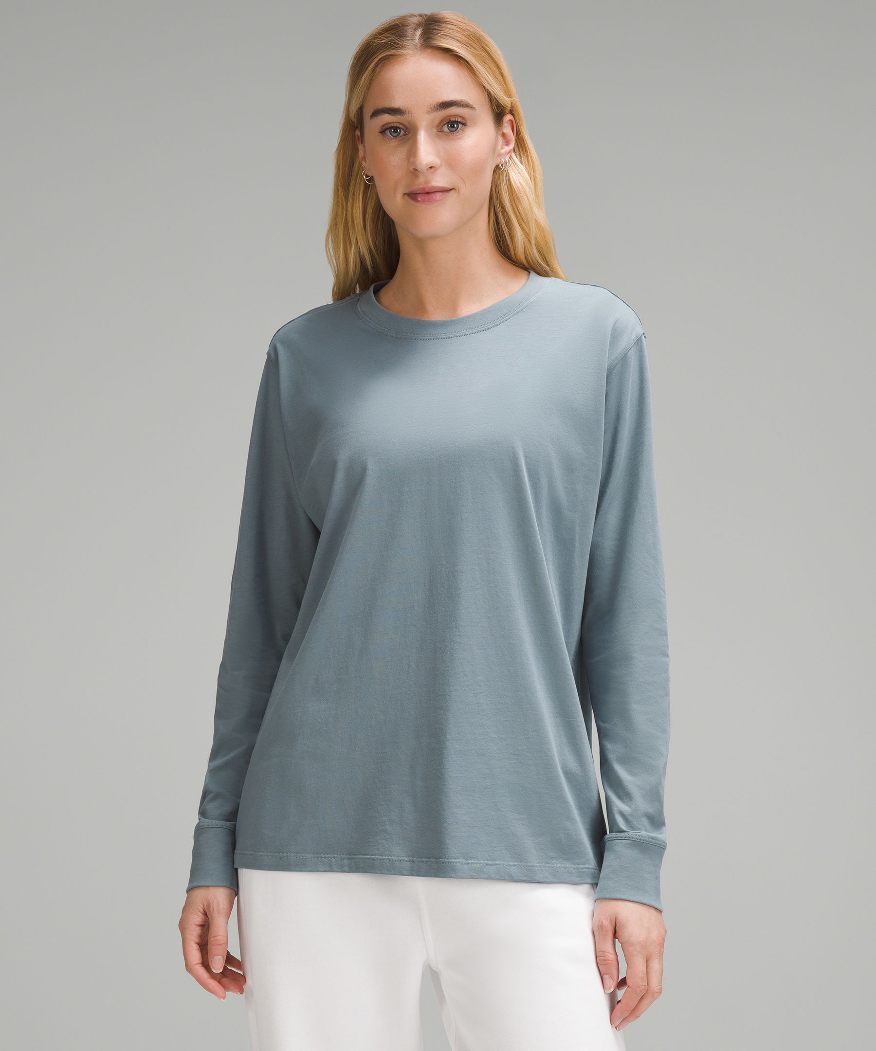 lululemon athletica All Yours Heavyweight Long-sleeve Shirt - Color Blue -  Size 12