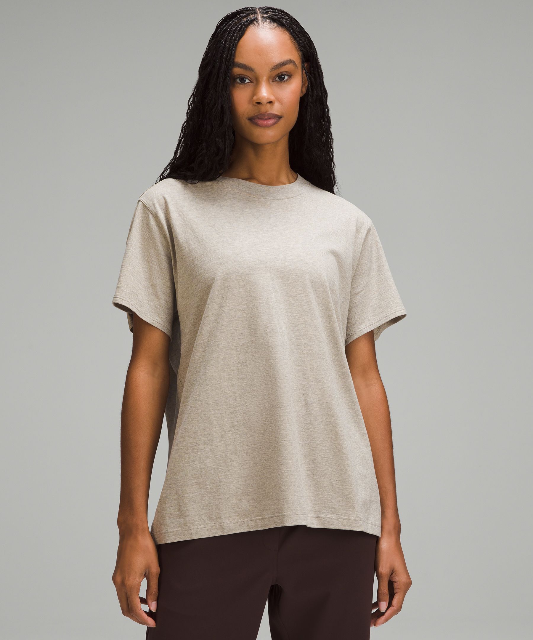 Lululemon All Yours Cotton T-shirt In Water Drop