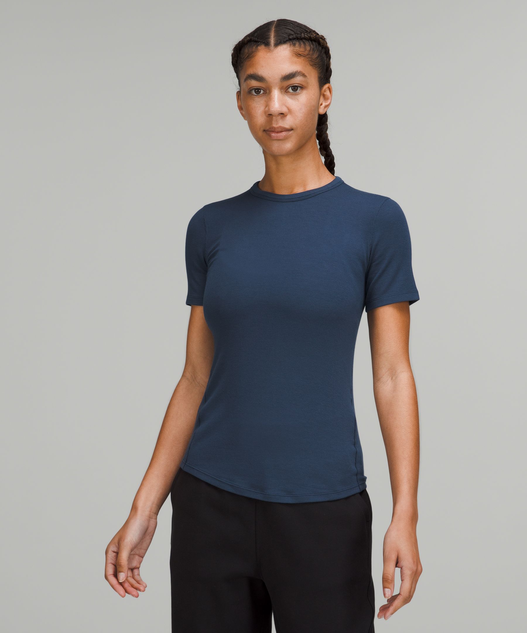 Lululemon Hold Tight Short Sleeve Shirt In Blue