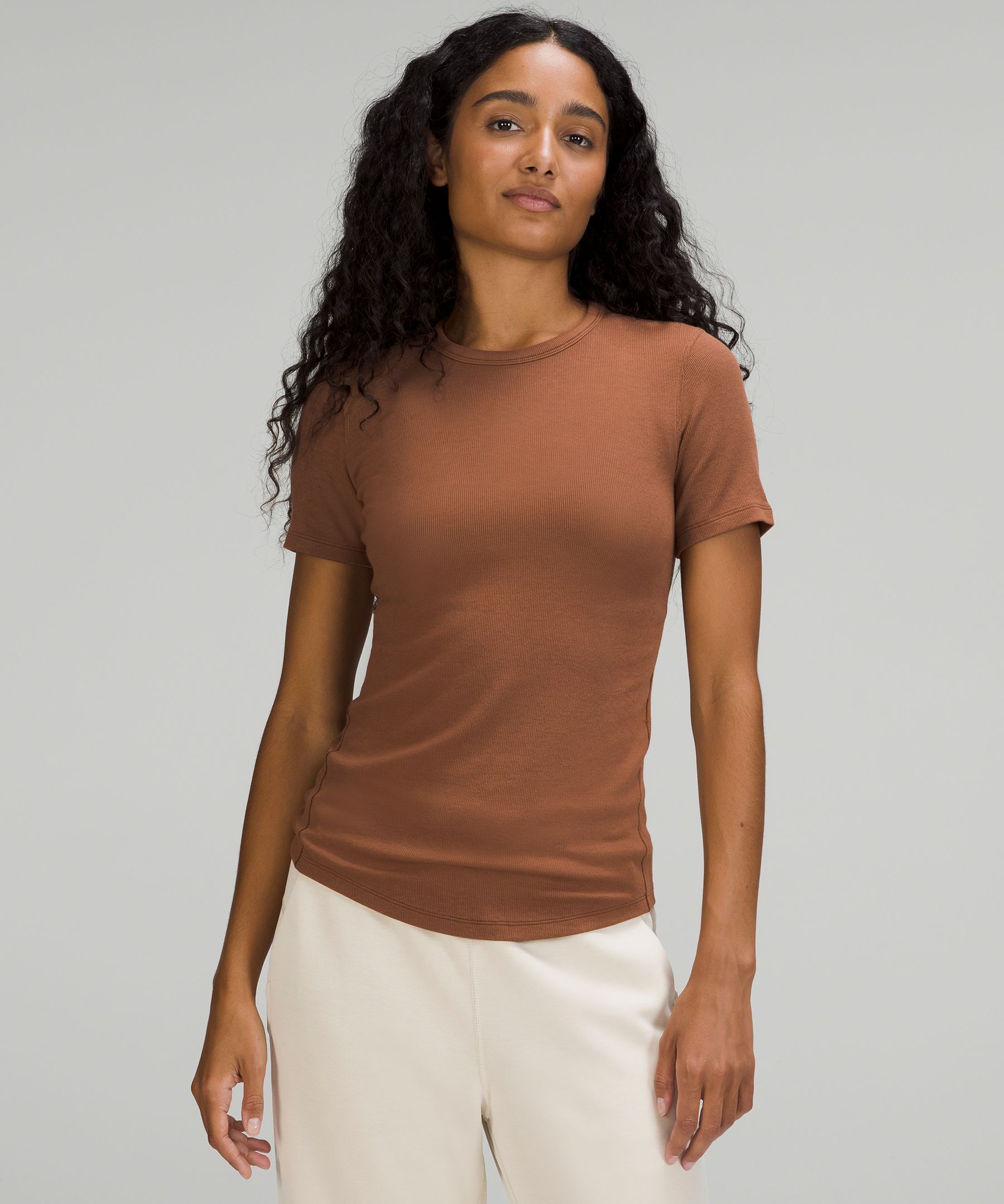 Lululemon Hold Tight Short Sleeve Shirt In Roasted Brown