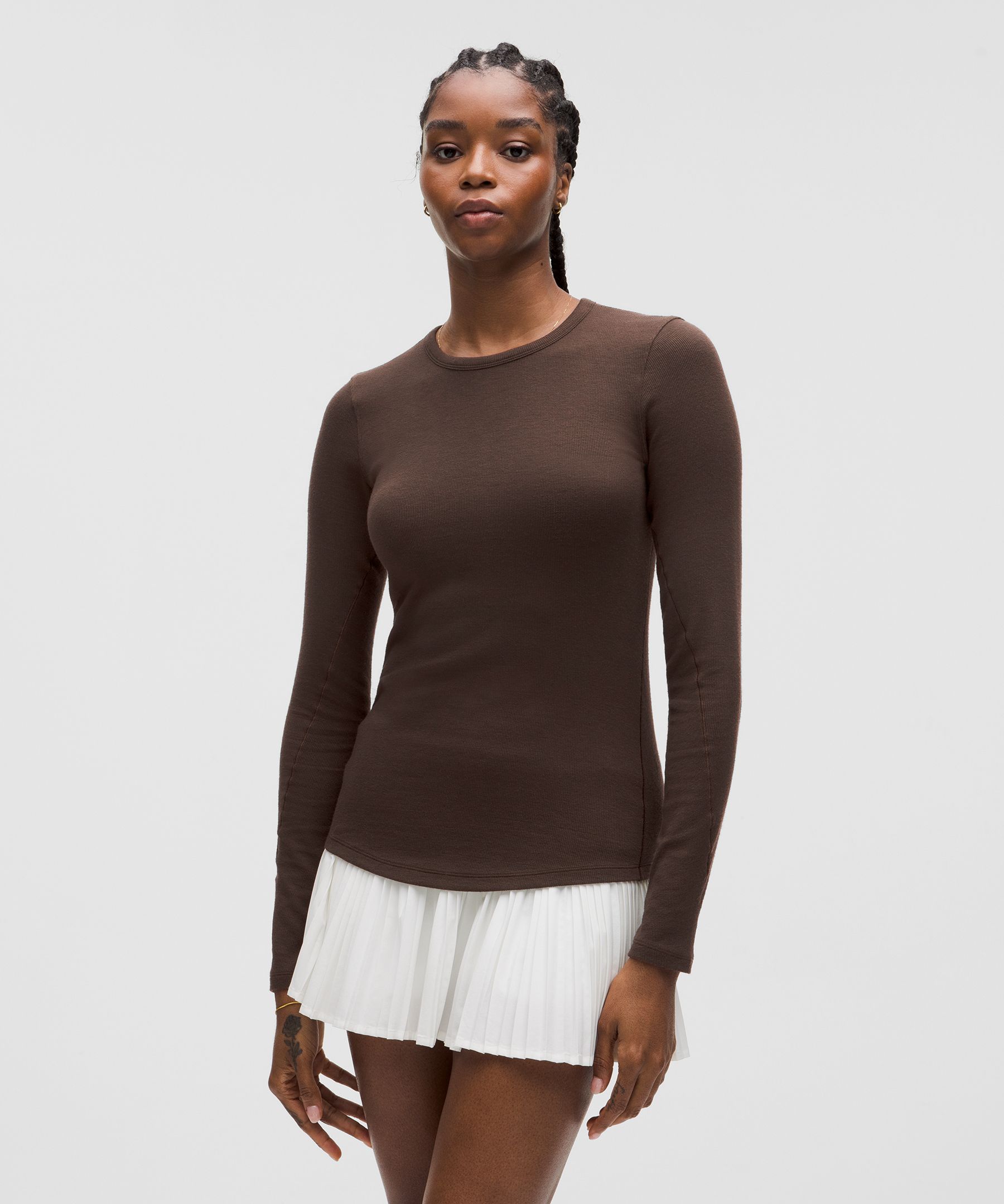 Hold Tight Long-Sleeve Shirt - Brown,Neutral