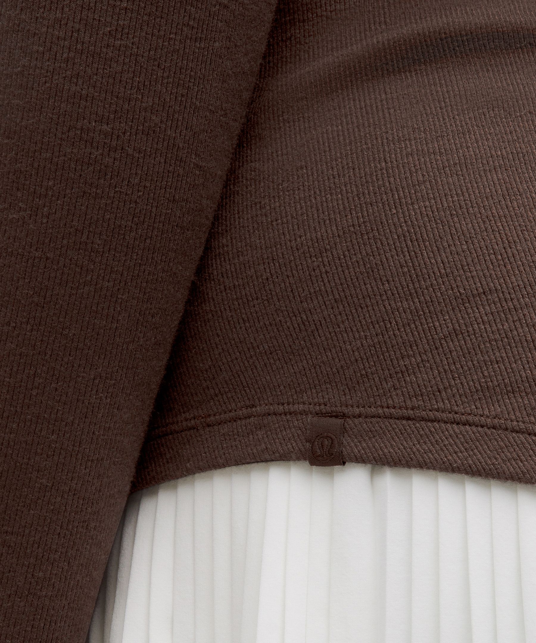 Lululemon Hold Tight Long Sleeve Shirt - Roasted Brown - lulu fanatics