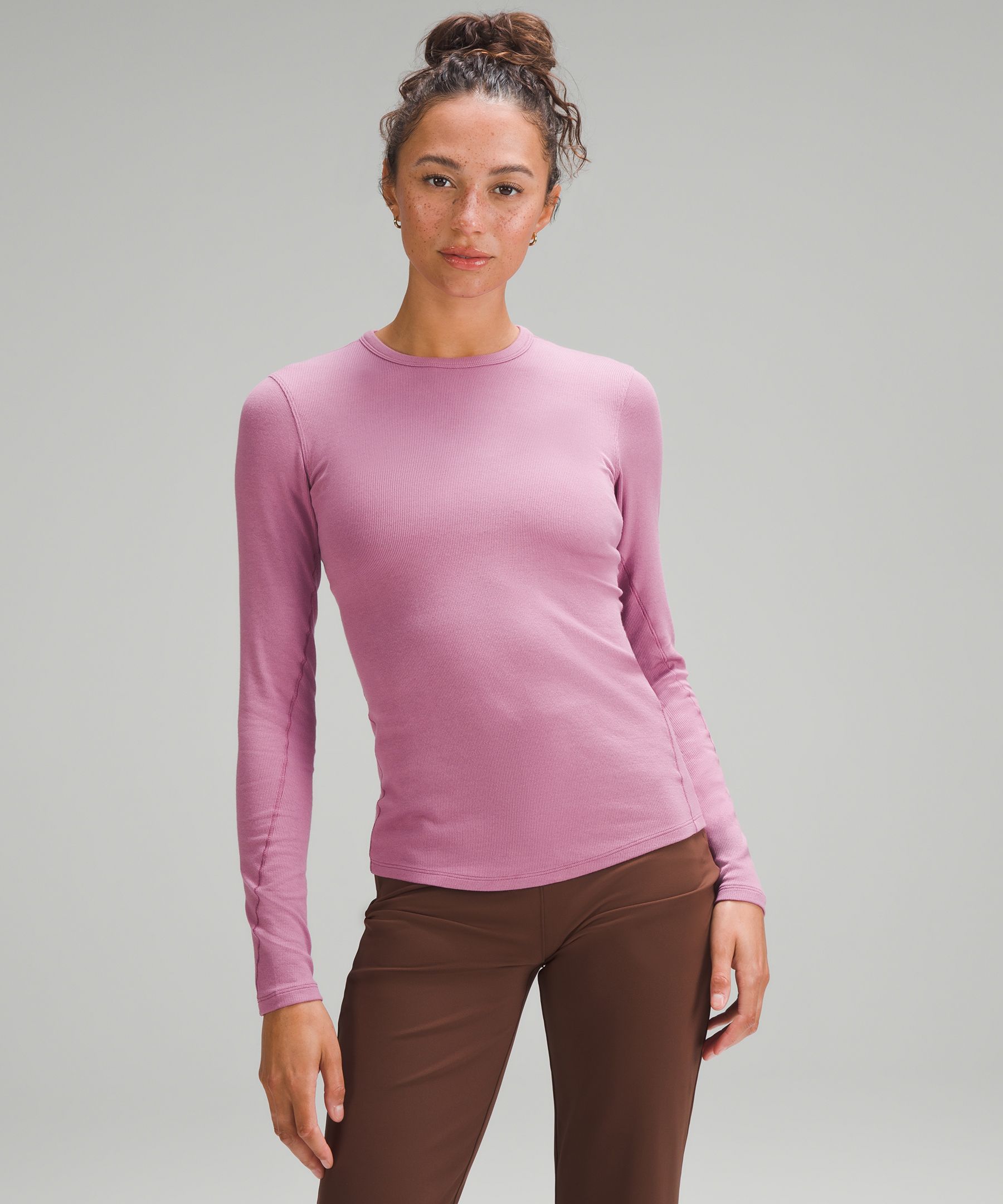 Lululemon Hold Tight Ribbed Long Sleeve Shirt