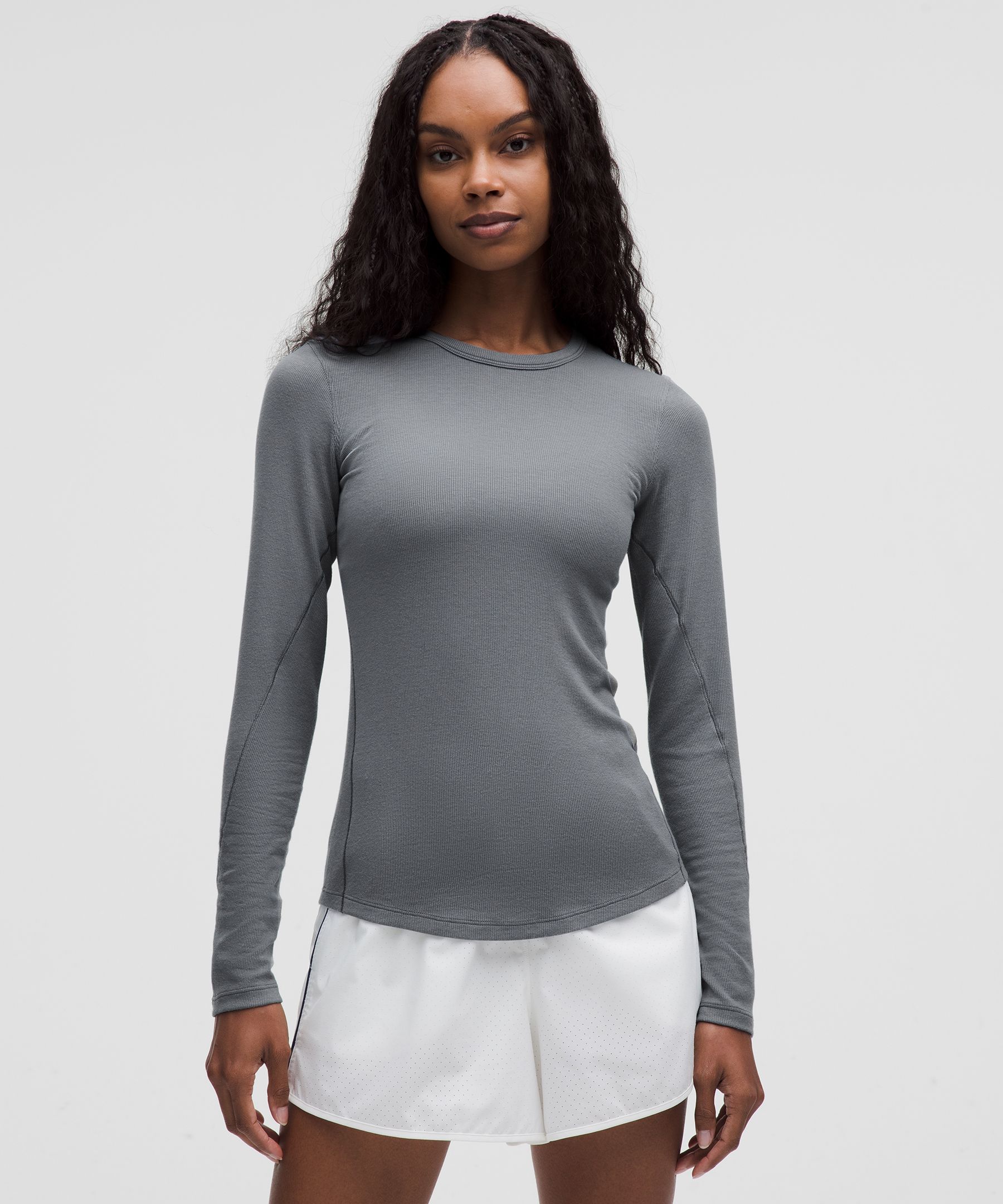 Hold Tight Long-Sleeve Shirt - Grey