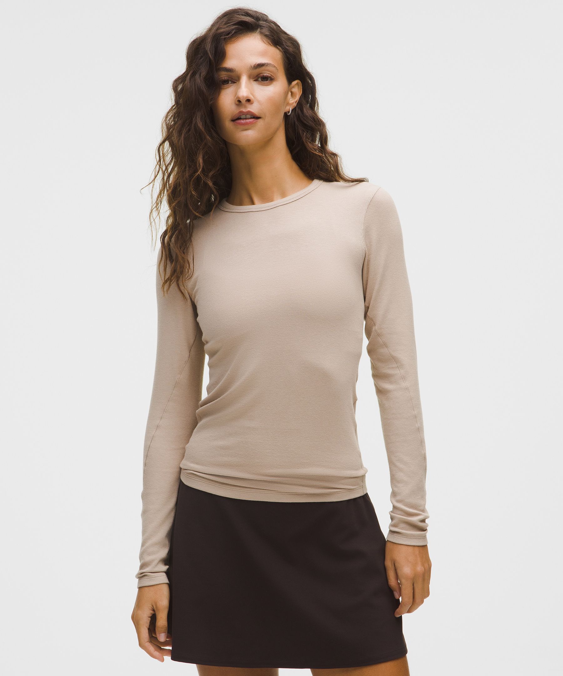 Lululemon Hold Tight Long-sleeve Shirt In Neutral