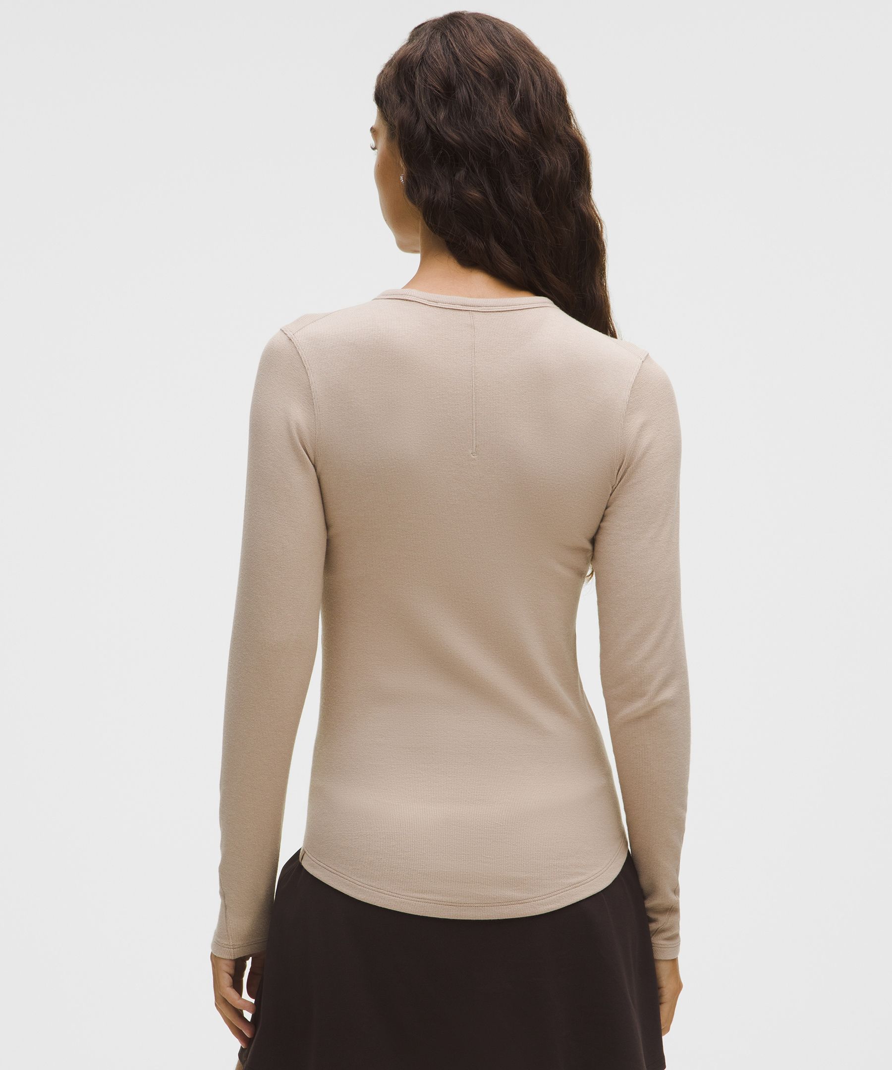 Lululemon Hold Tight Long-sleeve Shirt In Neutral