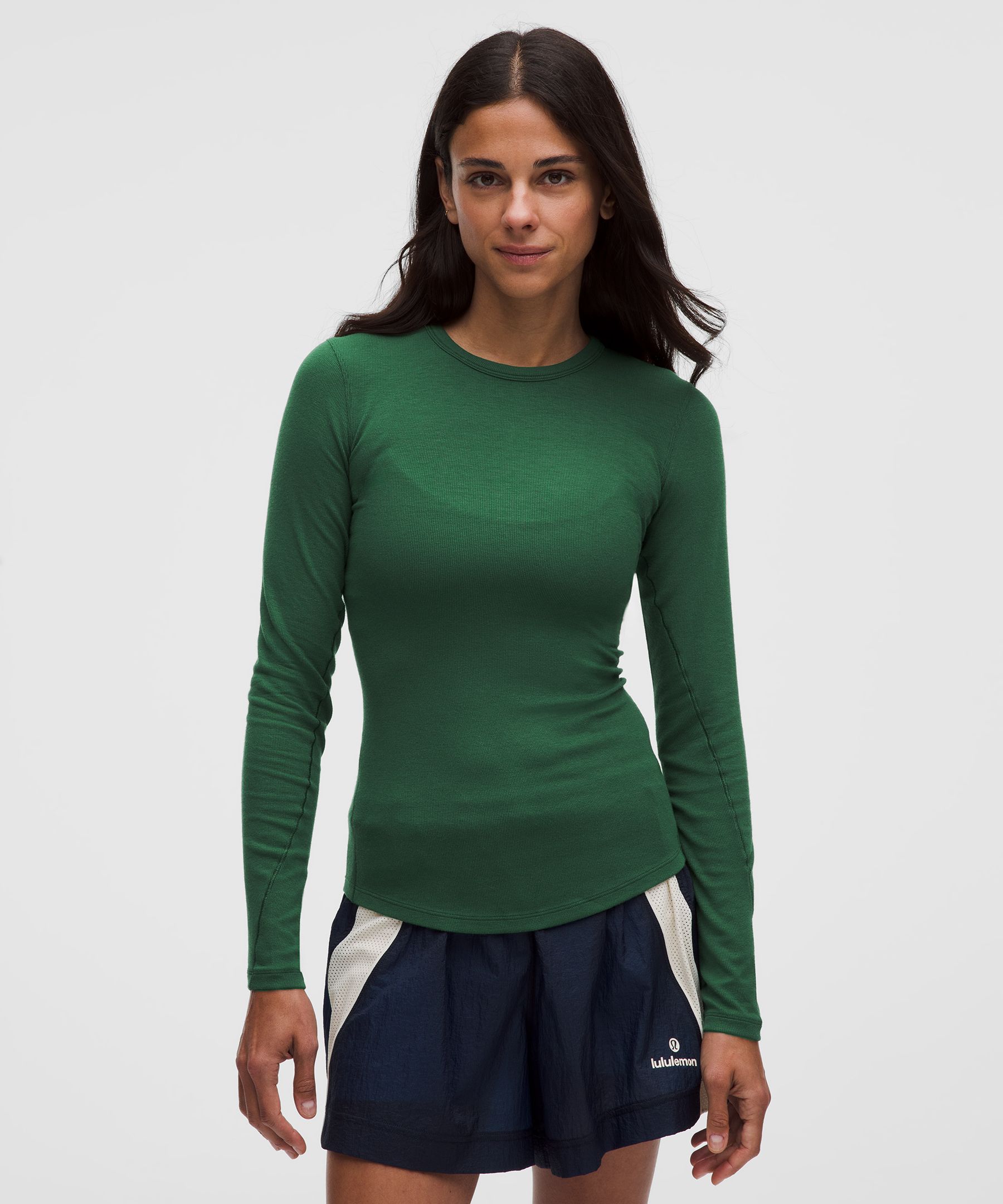 lululemon  Hold Tight Long-Sleeve Shirt - Size 2 - Green
