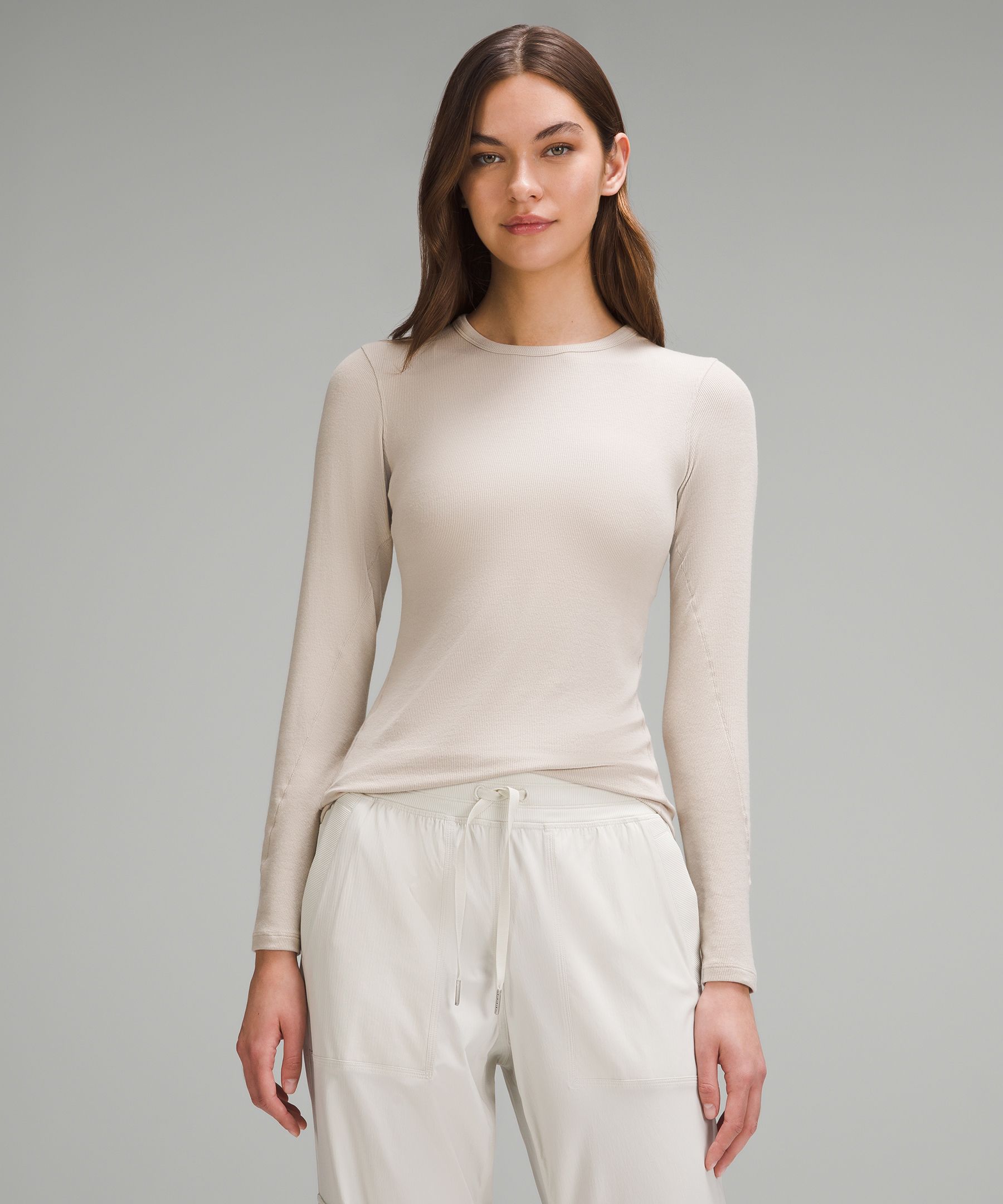 Lululemon LA Tight To Body Ruched Long Sleeve Shirt - 137575093