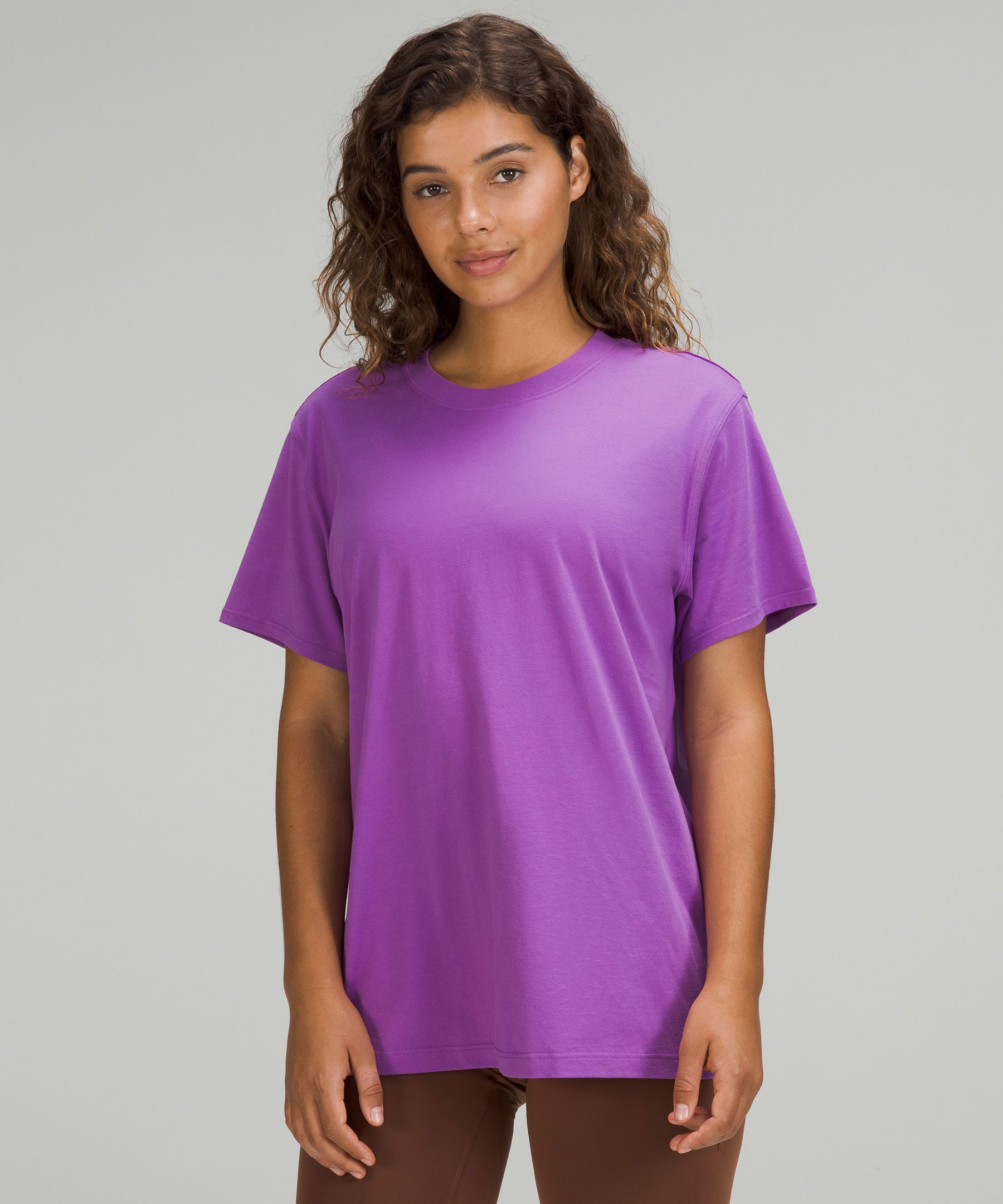 Lululemon All Yours Cotton T-shirt In Purple