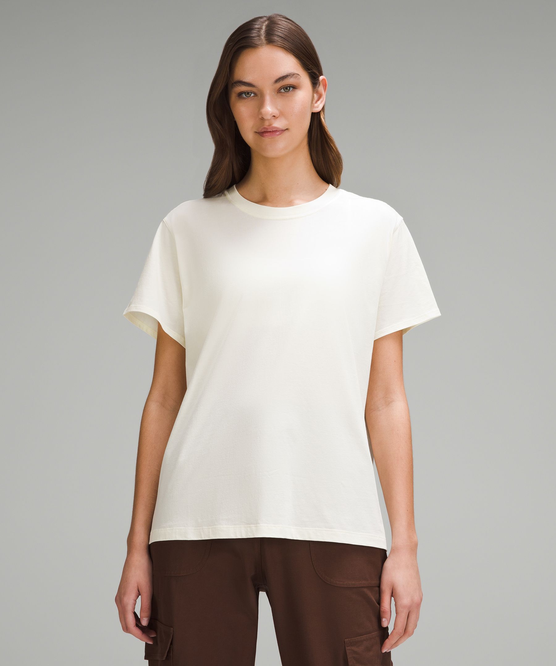 Lululemon All Yours Boyfriend Tee In Dark Olive