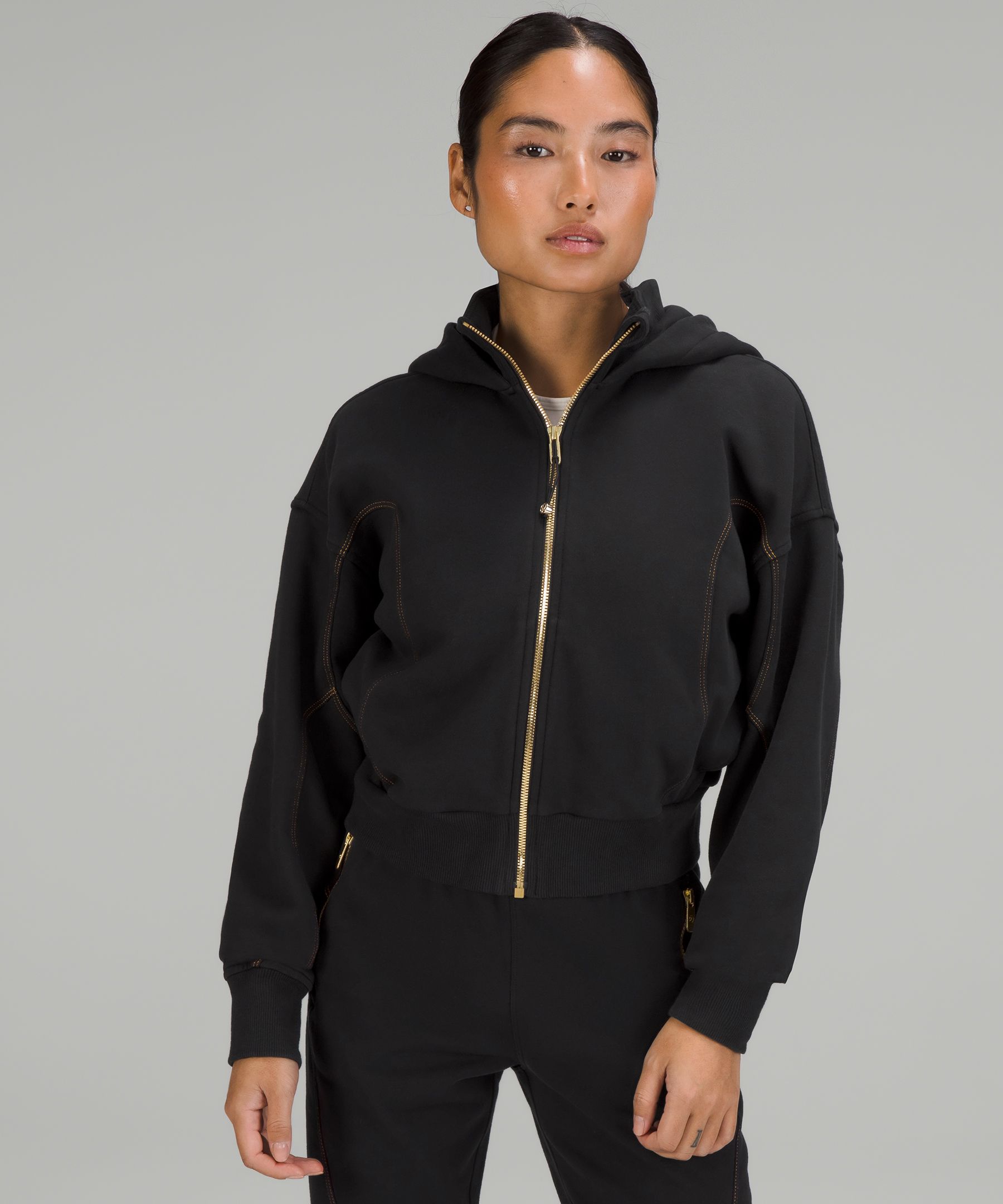 Lunar New Year Gold Stitch Mock-Neck Hoodie | lululemon Hong Kong SAR