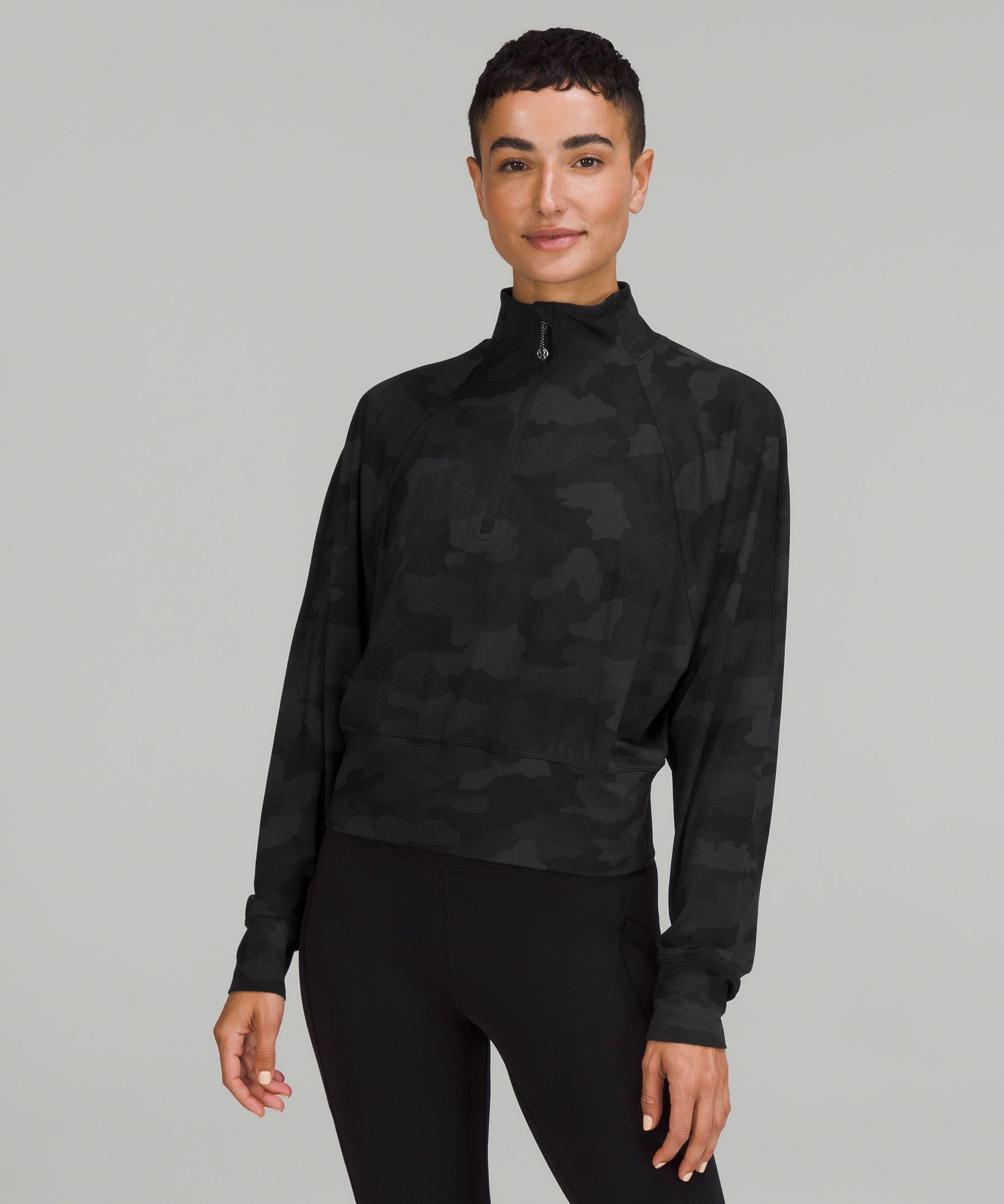 lululemon athletica Ellie Long Sleeve Sports Top in Black