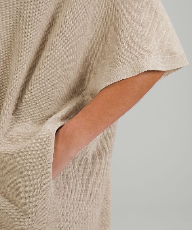 Merino Wool Short Sleeve Wrap