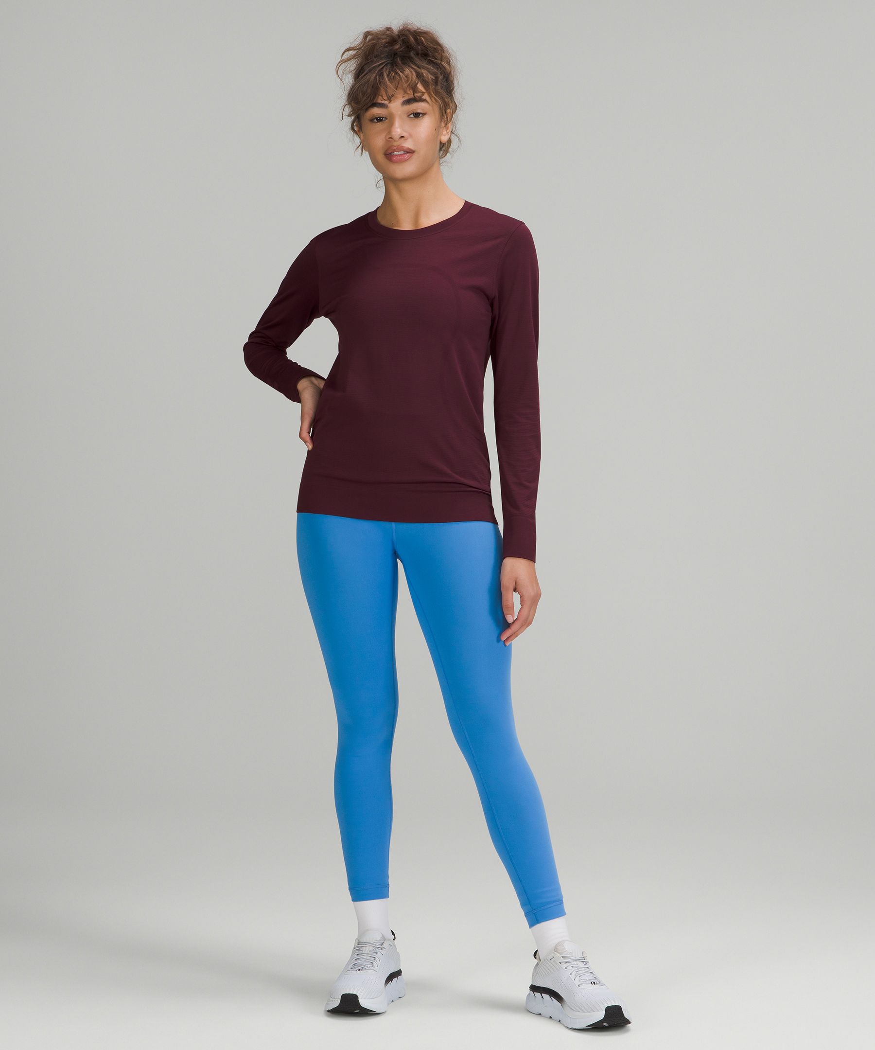 Lululemon Athletica Maroon Burgundy Leggings Size 8 - 54% off