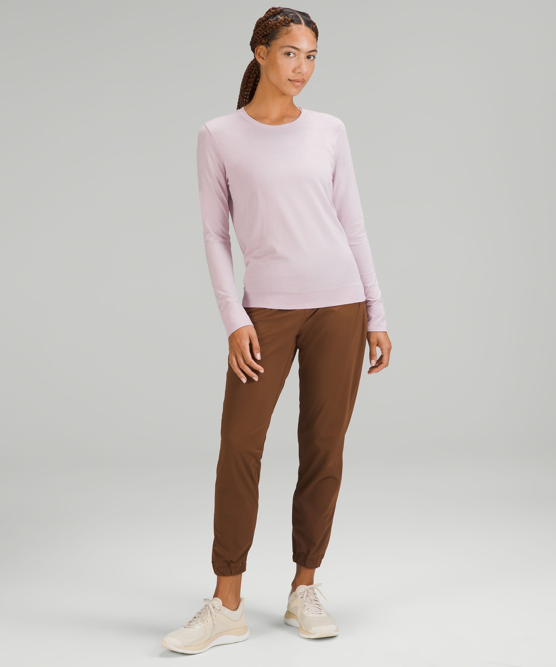 Lululemon Training Swiftly Relaxed Long-Sleeve Shirt - Pink - Size 6