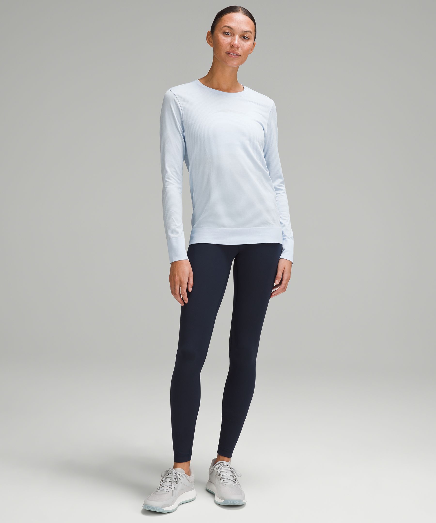 NWT Lululemon Swiftly Tech LS Long Sleeve Crew~size：8~ Slate