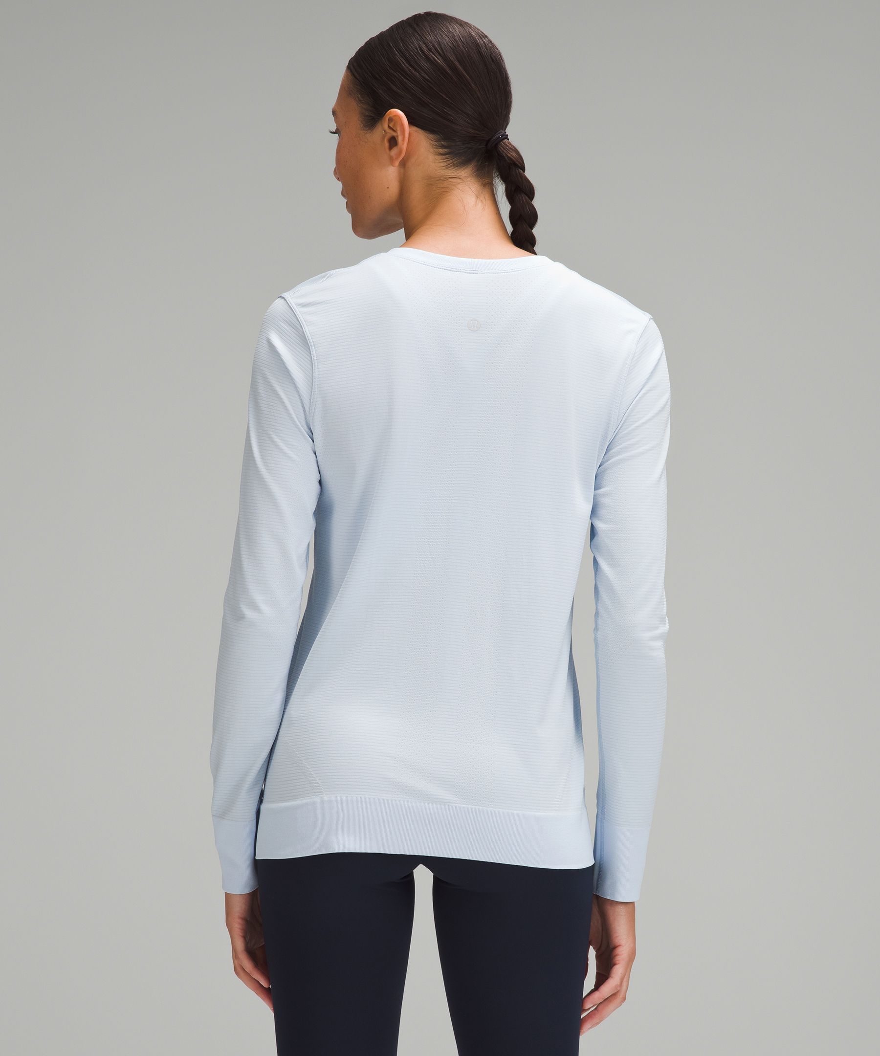 lululemon athletica Swiftly Relaxed Long-sleeve Shirt in Purple