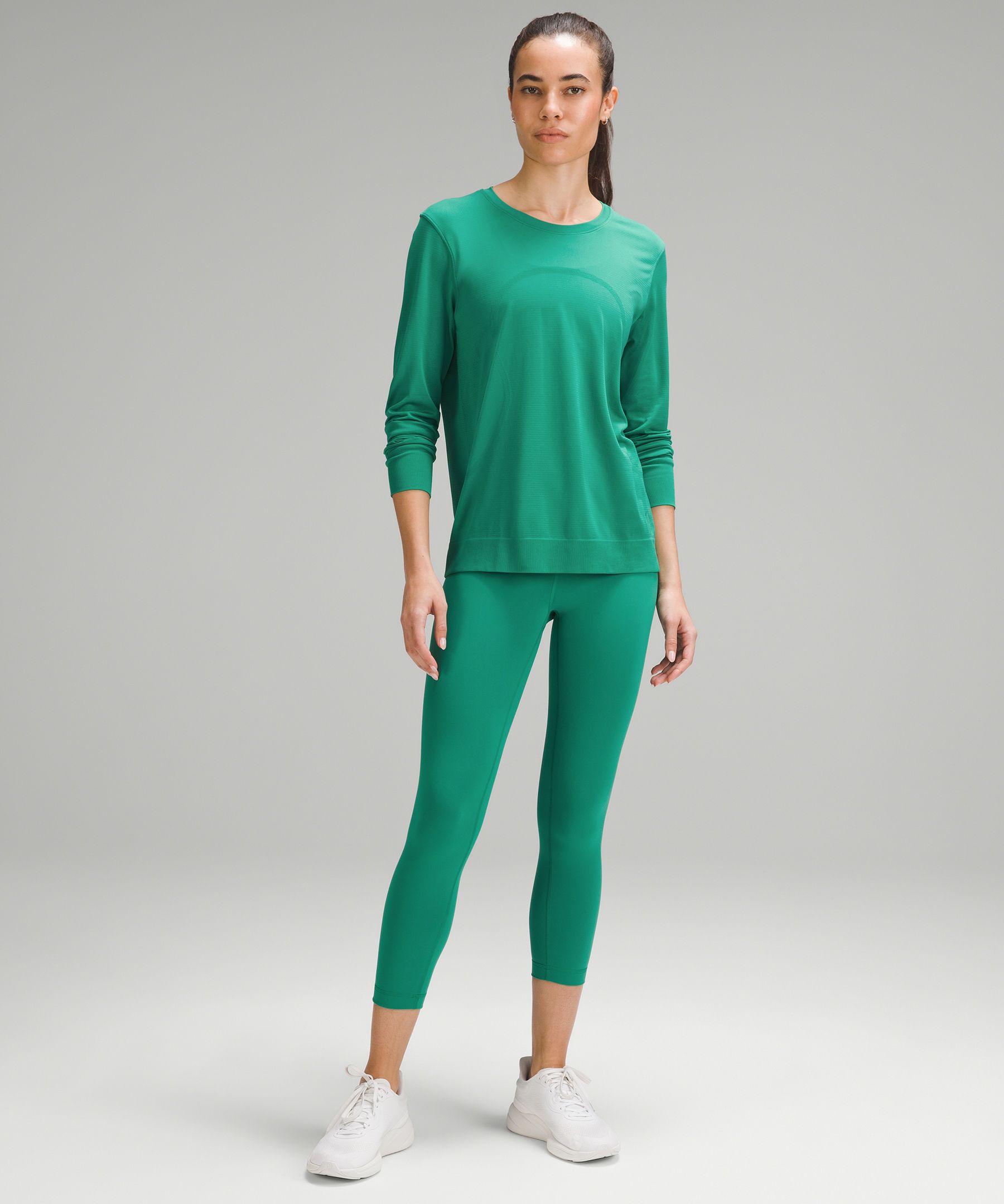 Shop Lululemon Swiftly Relaxed Long-sleeve Shirt