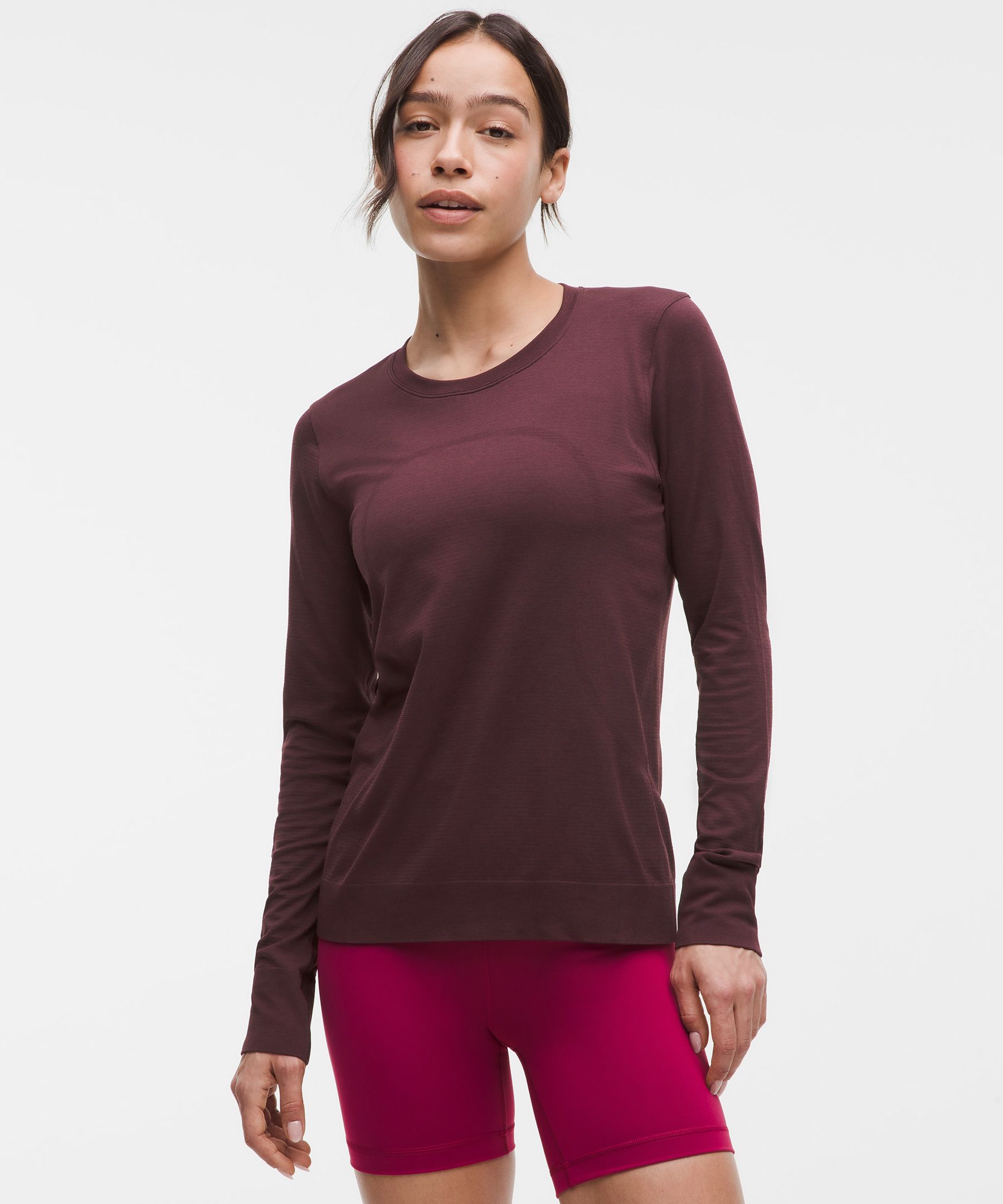 Swiftly Relaxed Long-Sleeve Shirt *Hip Length | Women's Long