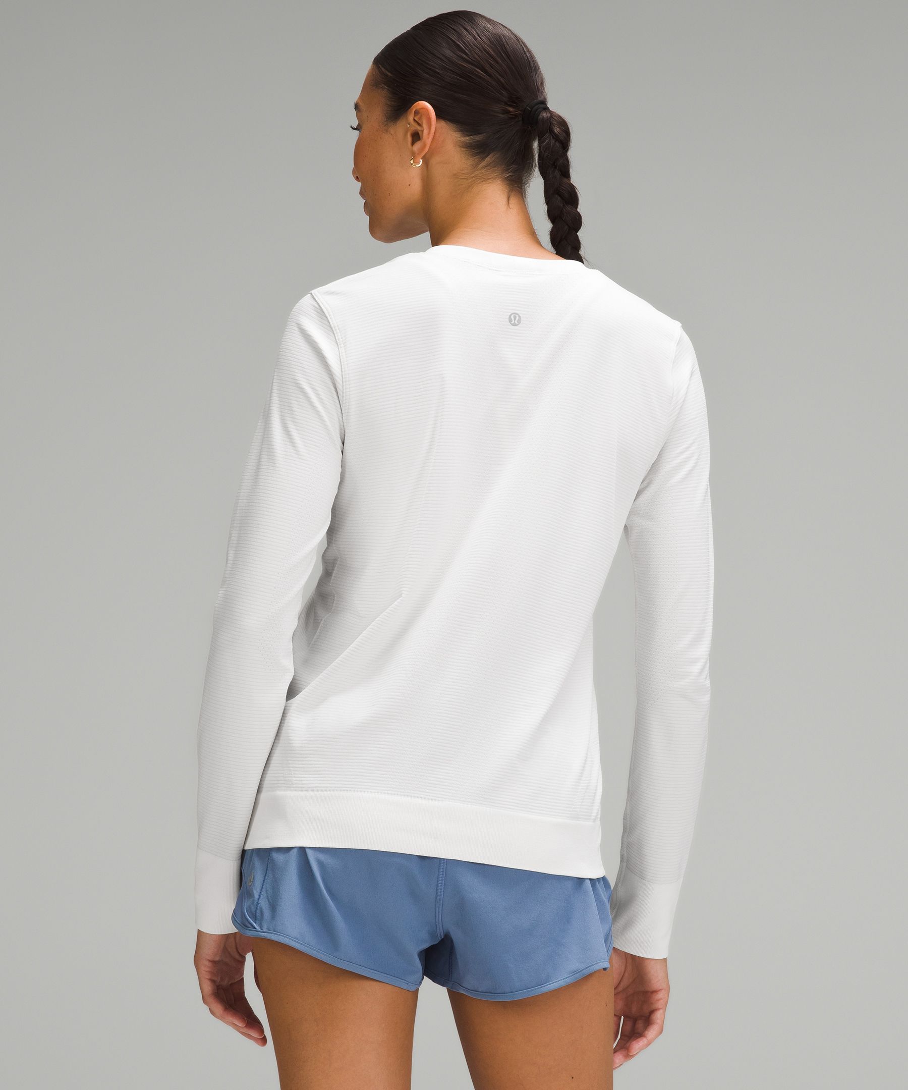 Lululemon Training Swiftly Relaxed Long-Sleeve Shirt - White - Size 4