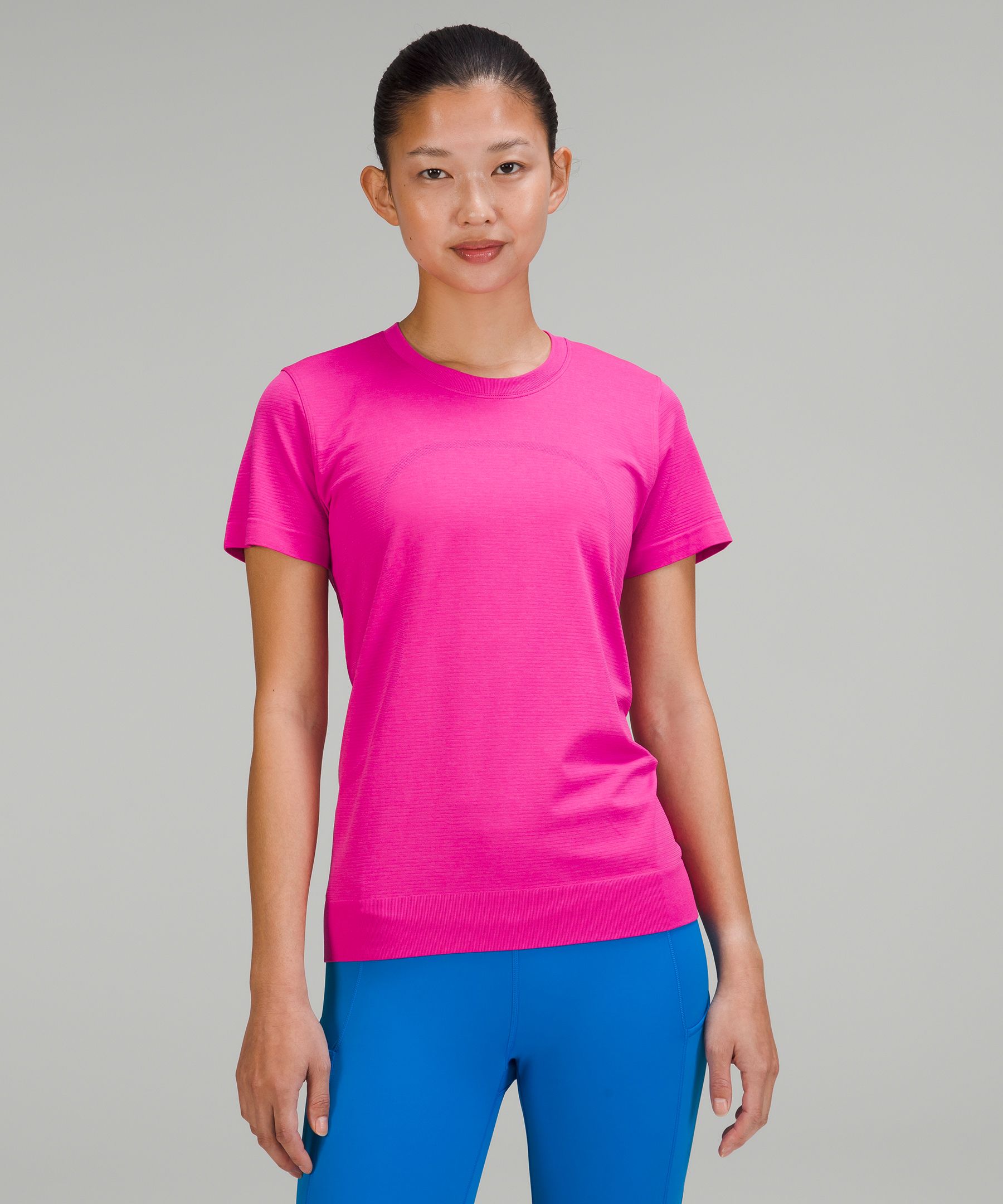 Lululemon Swiftly Relaxed-fit Short Sleeve T-shirt In Sonic Pink