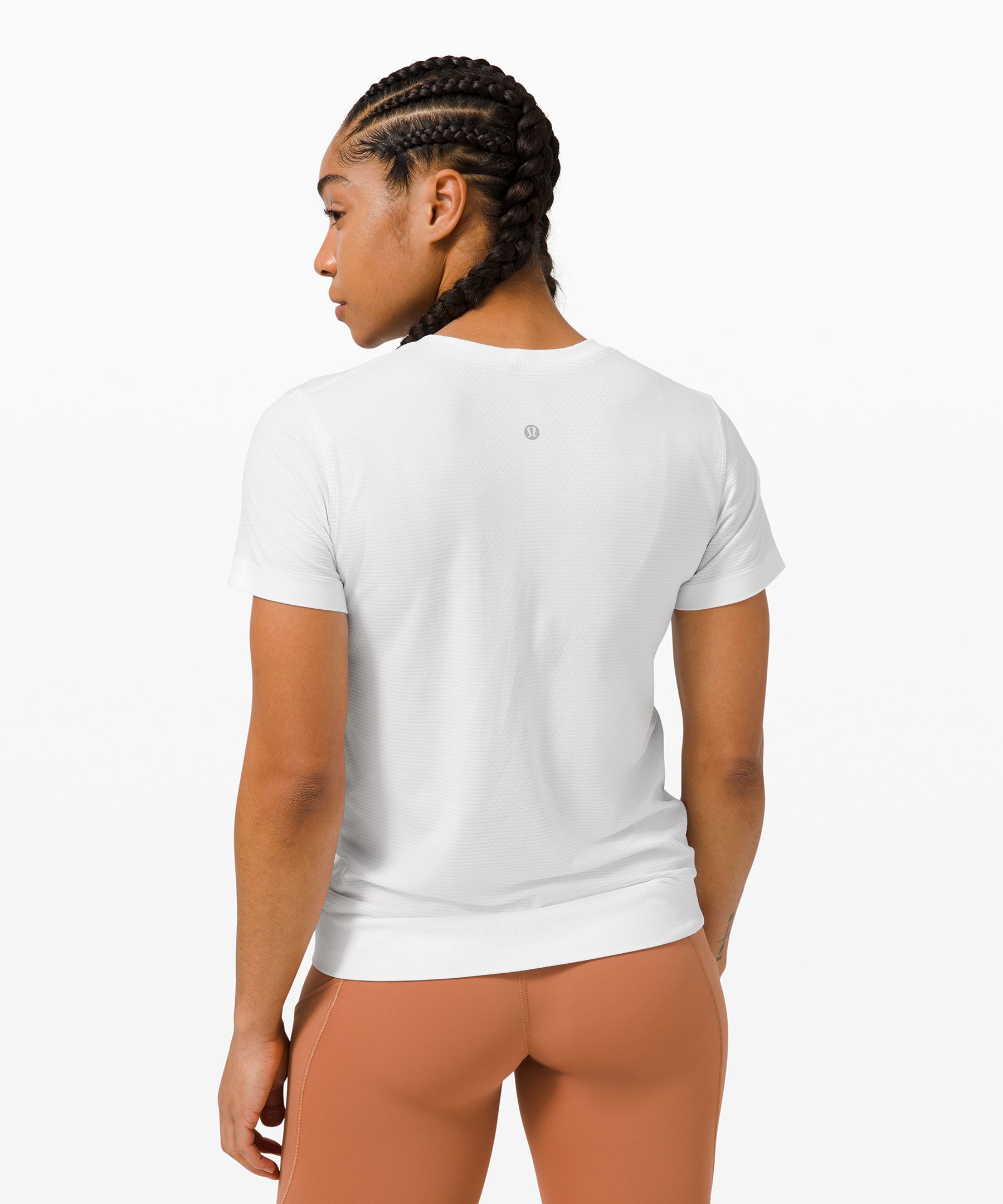 Lululemon Swiftly Tech Relaxed-Fit Polo Shirt - White / White - lulu  fanatics