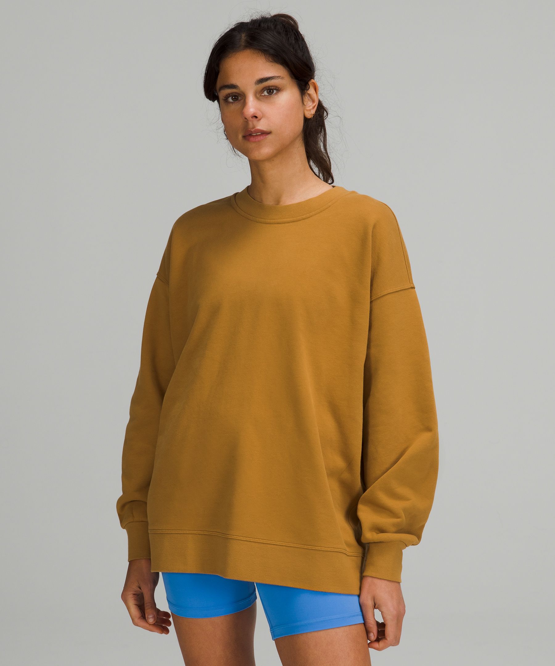 Lululemon Perfectly Oversized Crew In Spiced Bronze