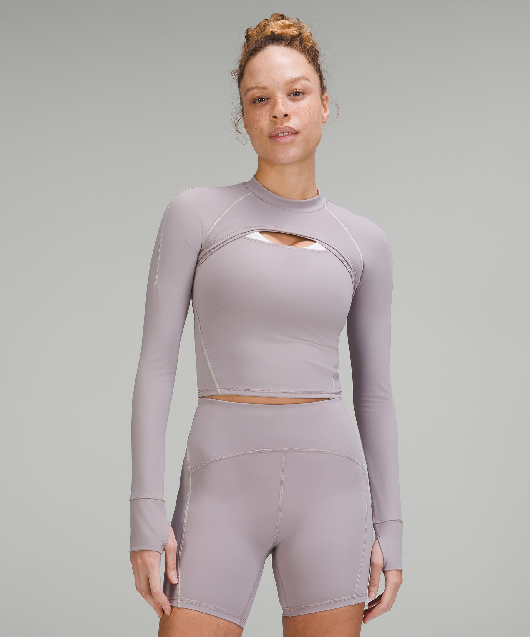 Long Sleeve Fitness Shrug Top, Long Sleeve Shrug