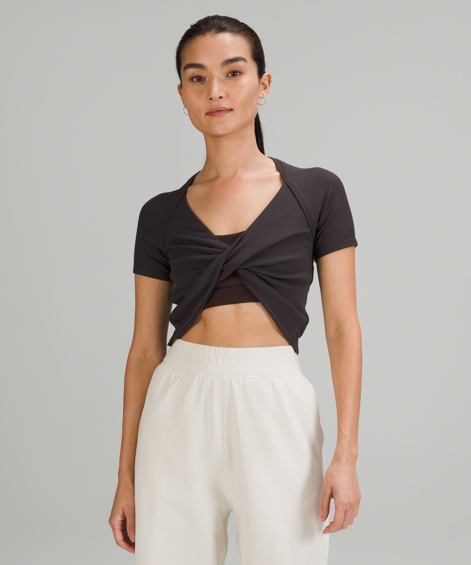 LA Twist Front Crop Top