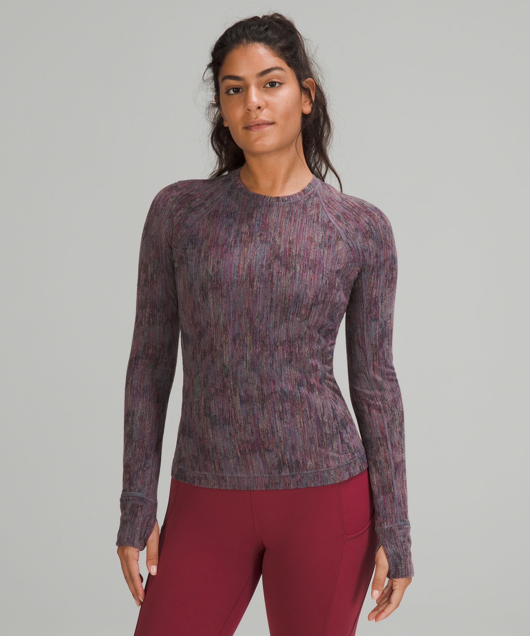 NWT Lululemon It's Rulu Run Long Sleeve Roasted Brown RTDB Size