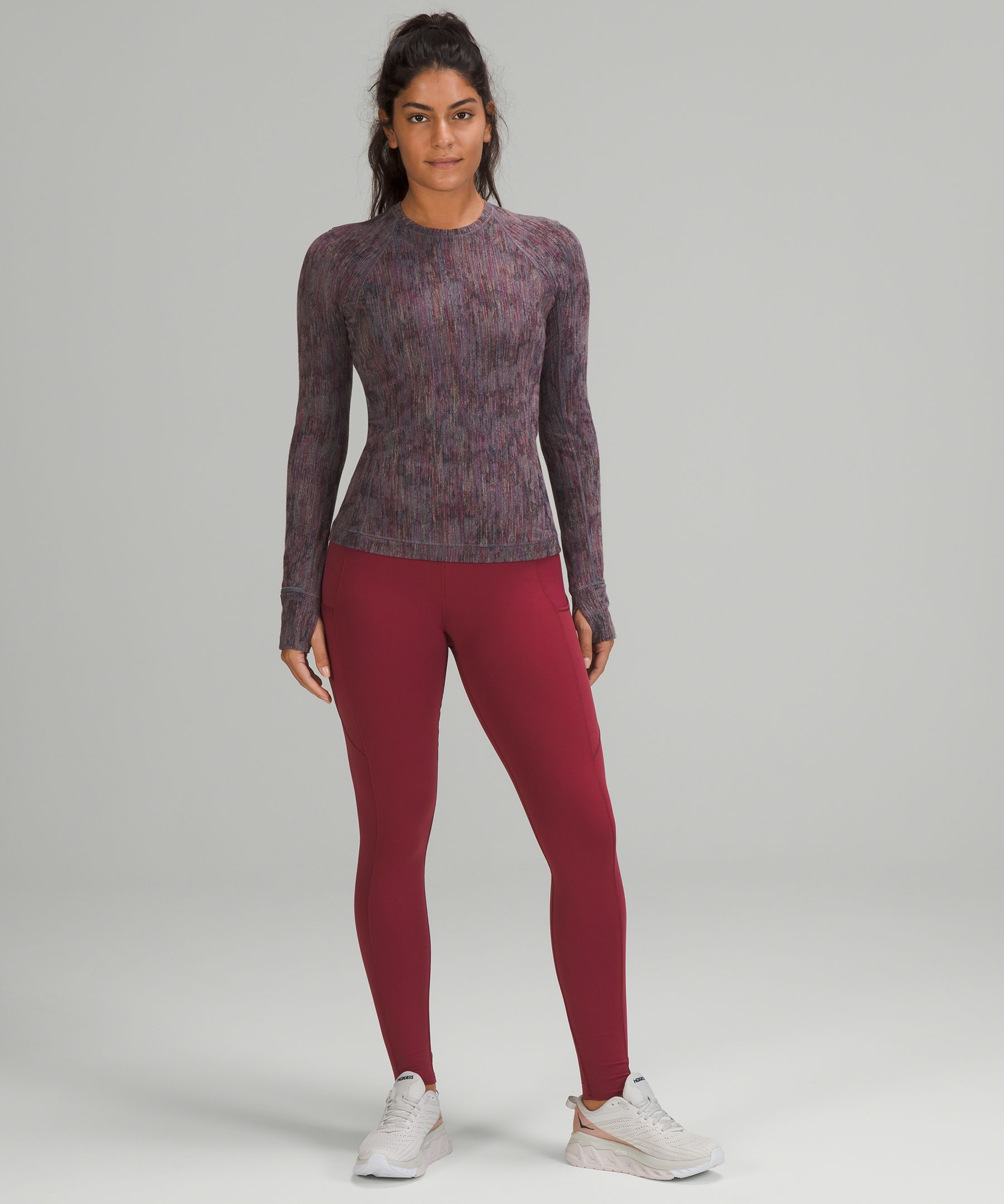 Lululemon Its Rulu Run Half Zip - Ripened Raspberry - lulu fanatics