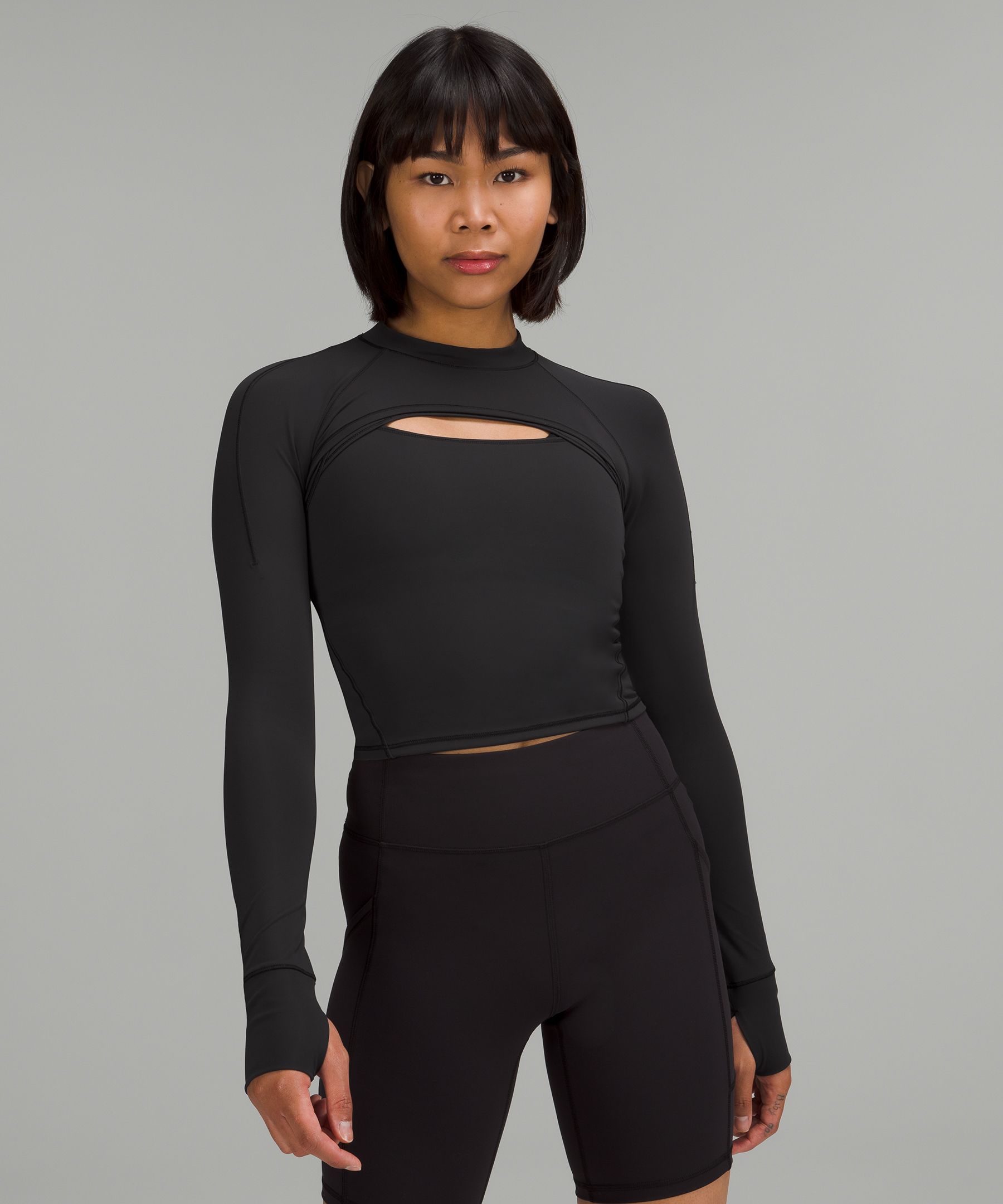 One shoulder best sale lululemon top