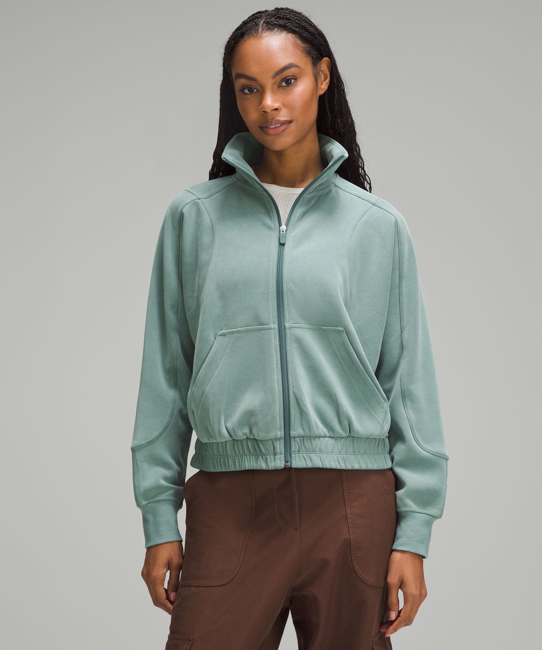 Zip up discount track top womens