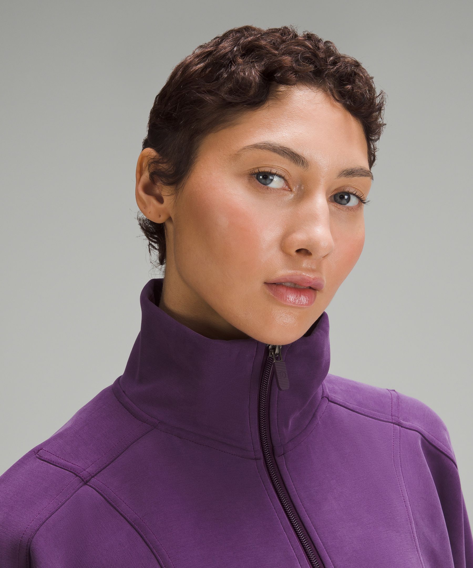 Brushed Softstreme Funnel-Neck Zip Up