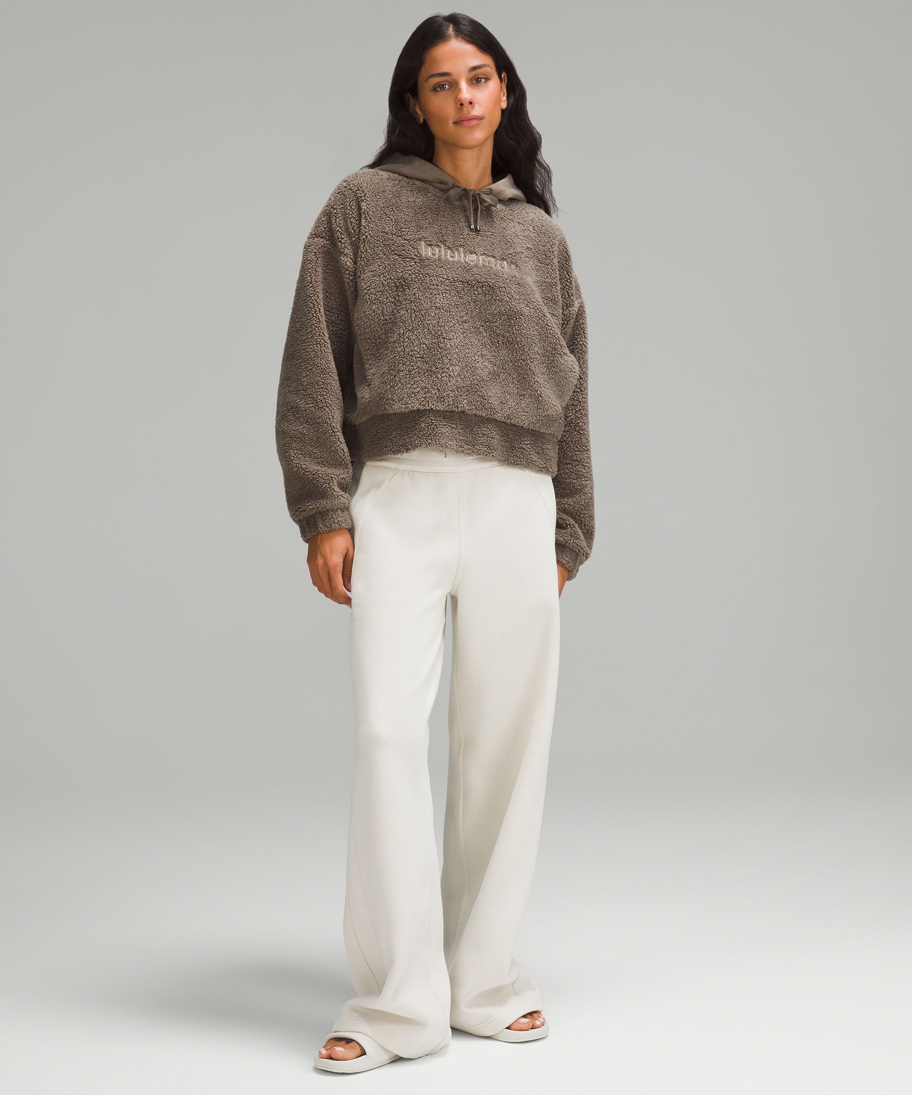 Textured Fleece Embroidered Logo Hoodie | Lululemon UK