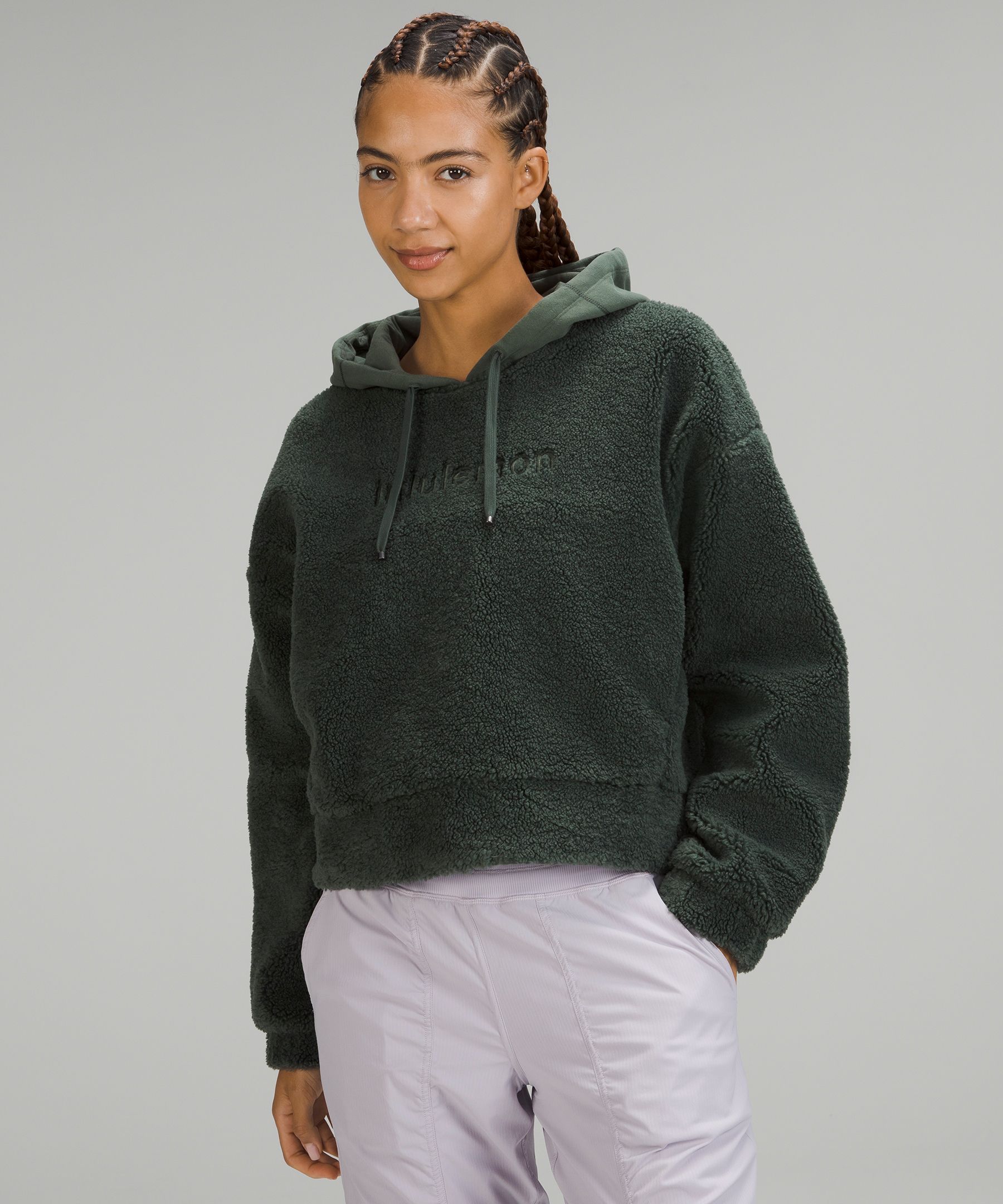 Textured Fleece Embroidered Logo Hoodie | lululemon SG