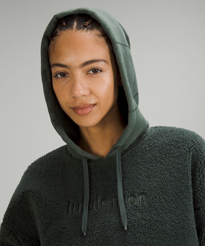 Textured Fleece Embroidered Logo Hoodie *Online Only