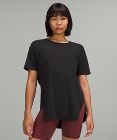 Pima Cotton Long-Length Short Sleeve Shirt