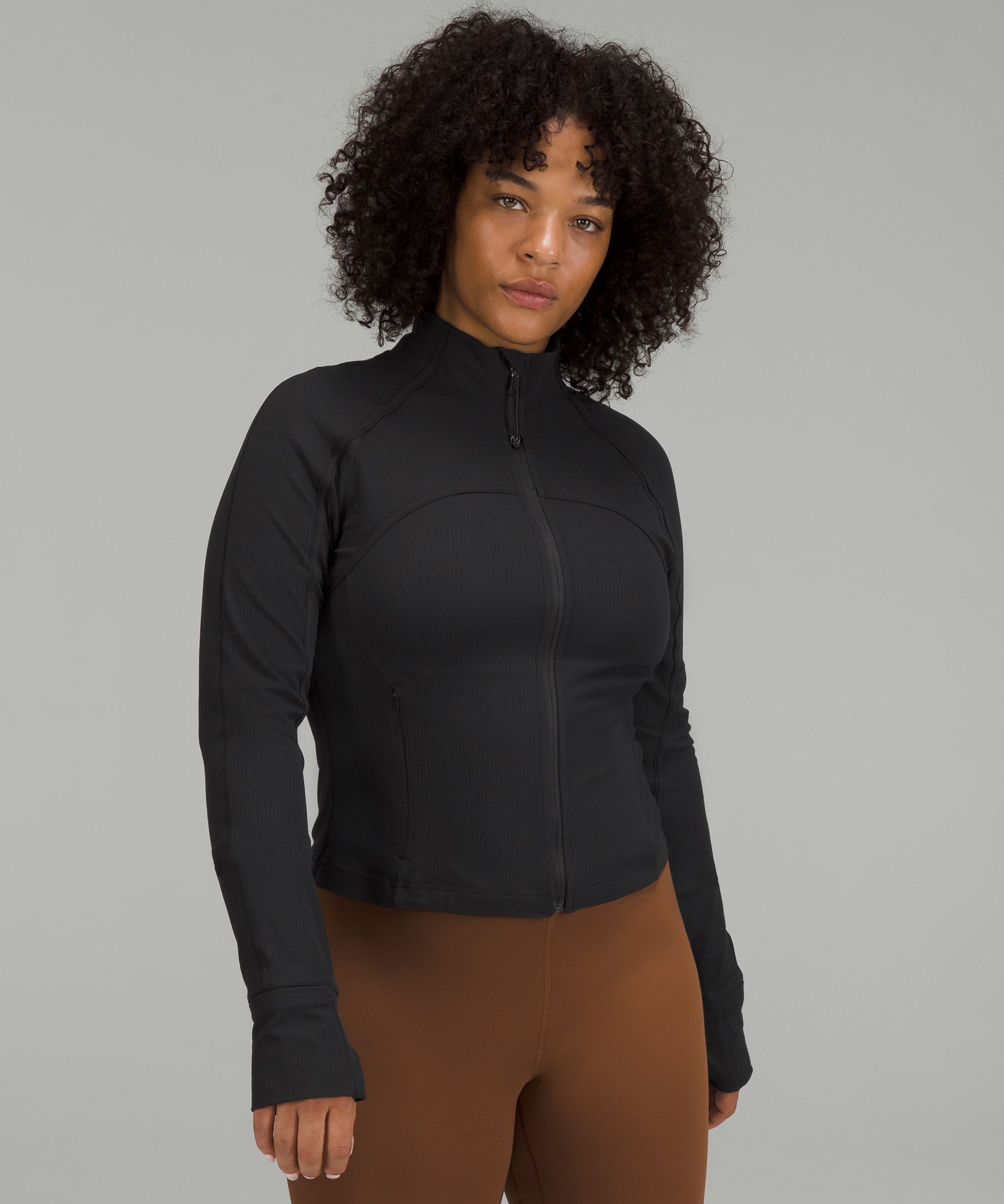 Ribbed Nulu Cropped Define Jacket | Women's Hoodies & Sweatshirts