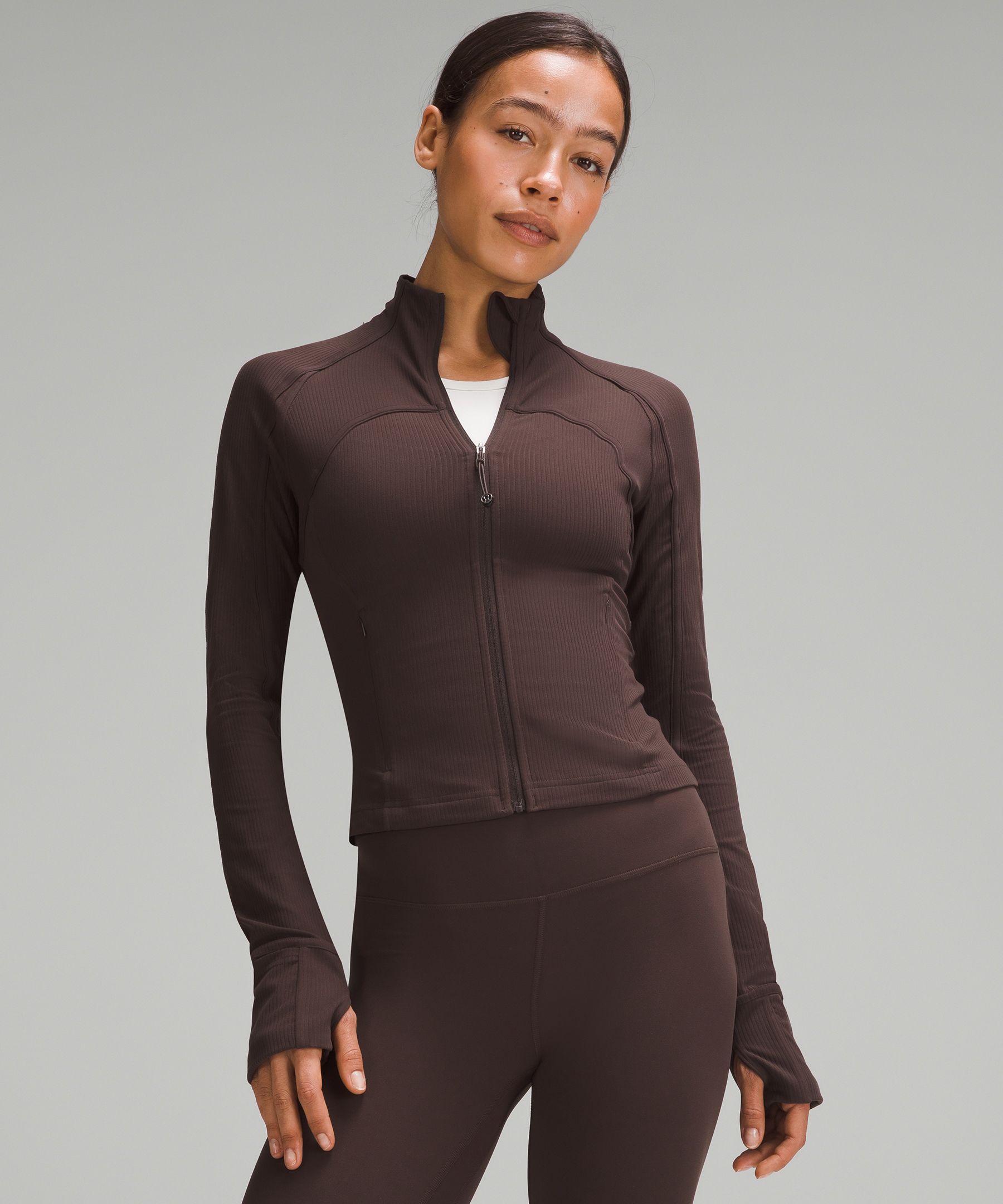 lululemon athletica, Jackets & Coats, Lululemon Define Cropped Jacket  Nulu Espresso