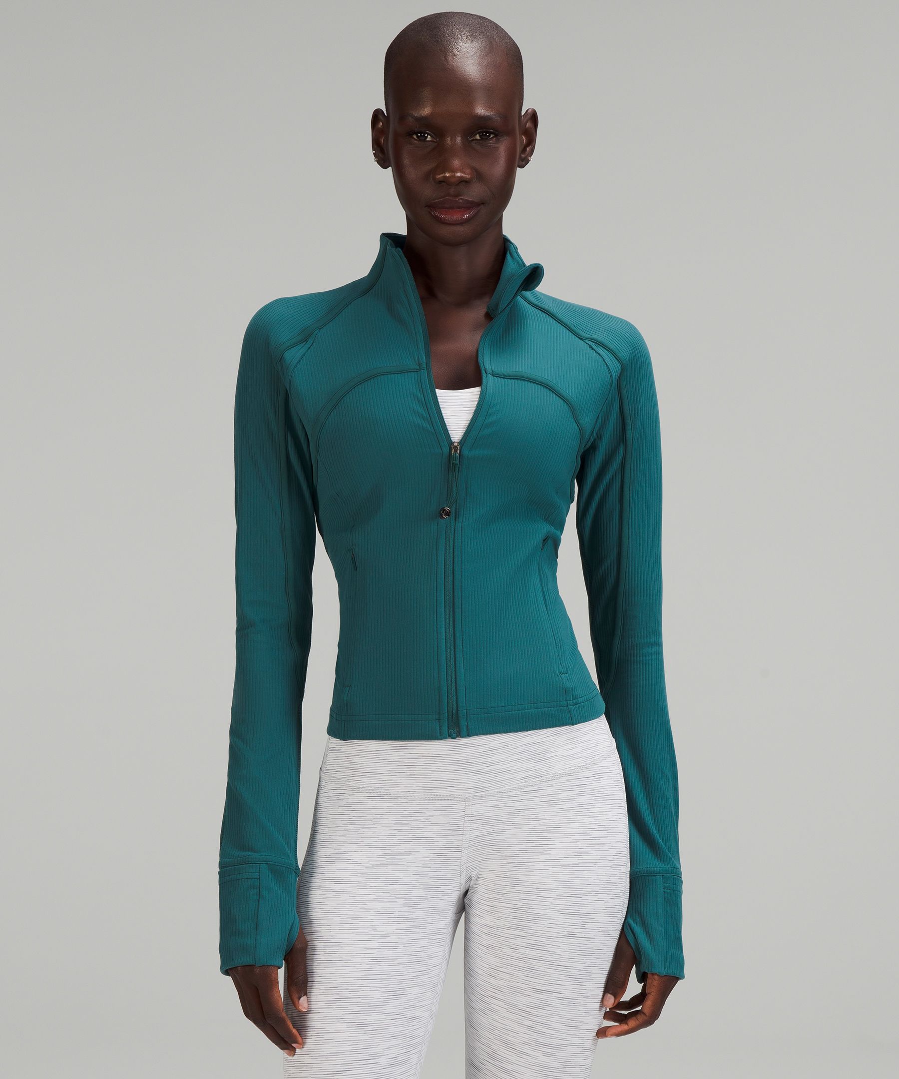 Cropped Define Jacket *Ribbed Nulu