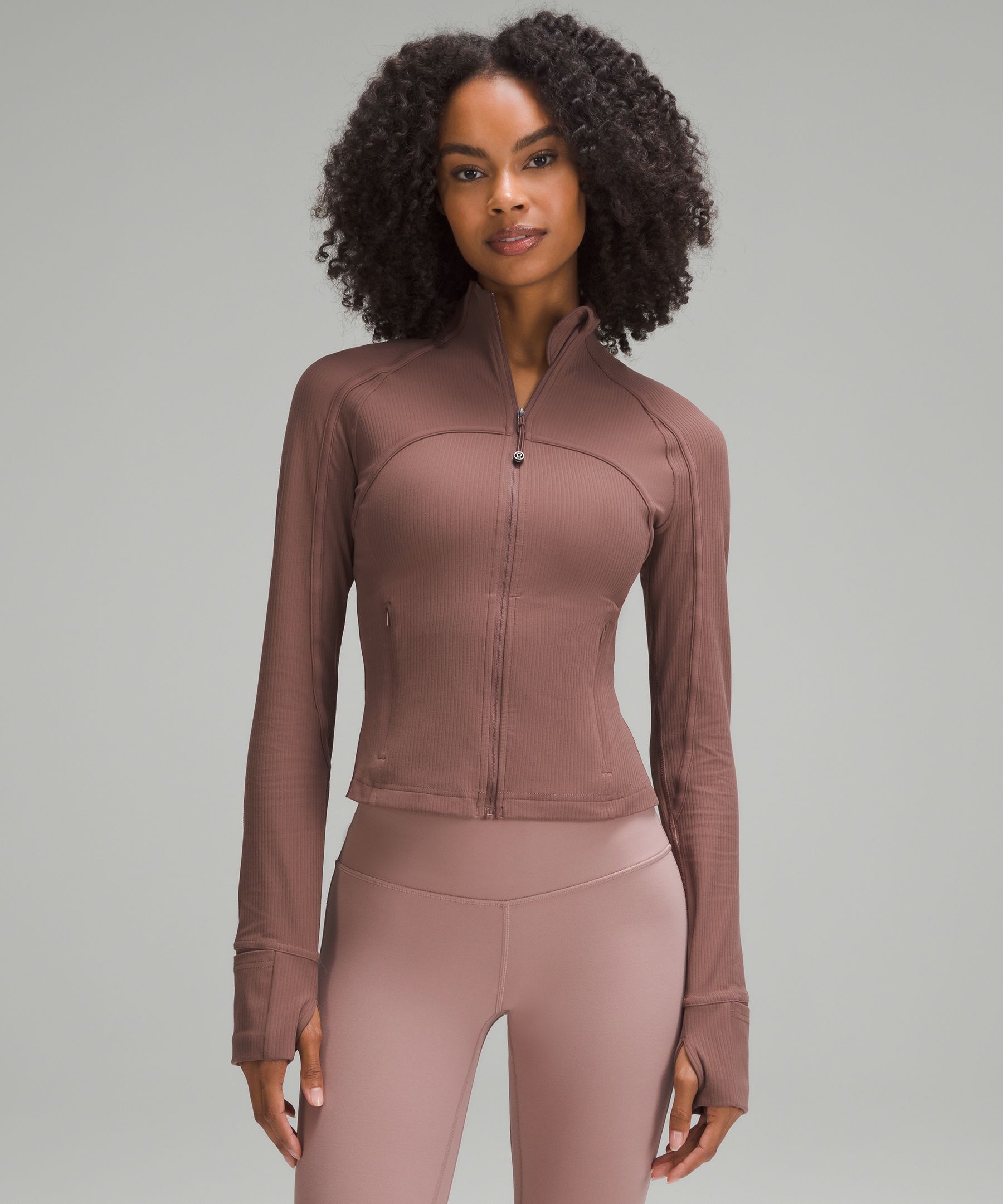 Lululemon Cropped Define Jacket Ribbed Nulu | ModeSens