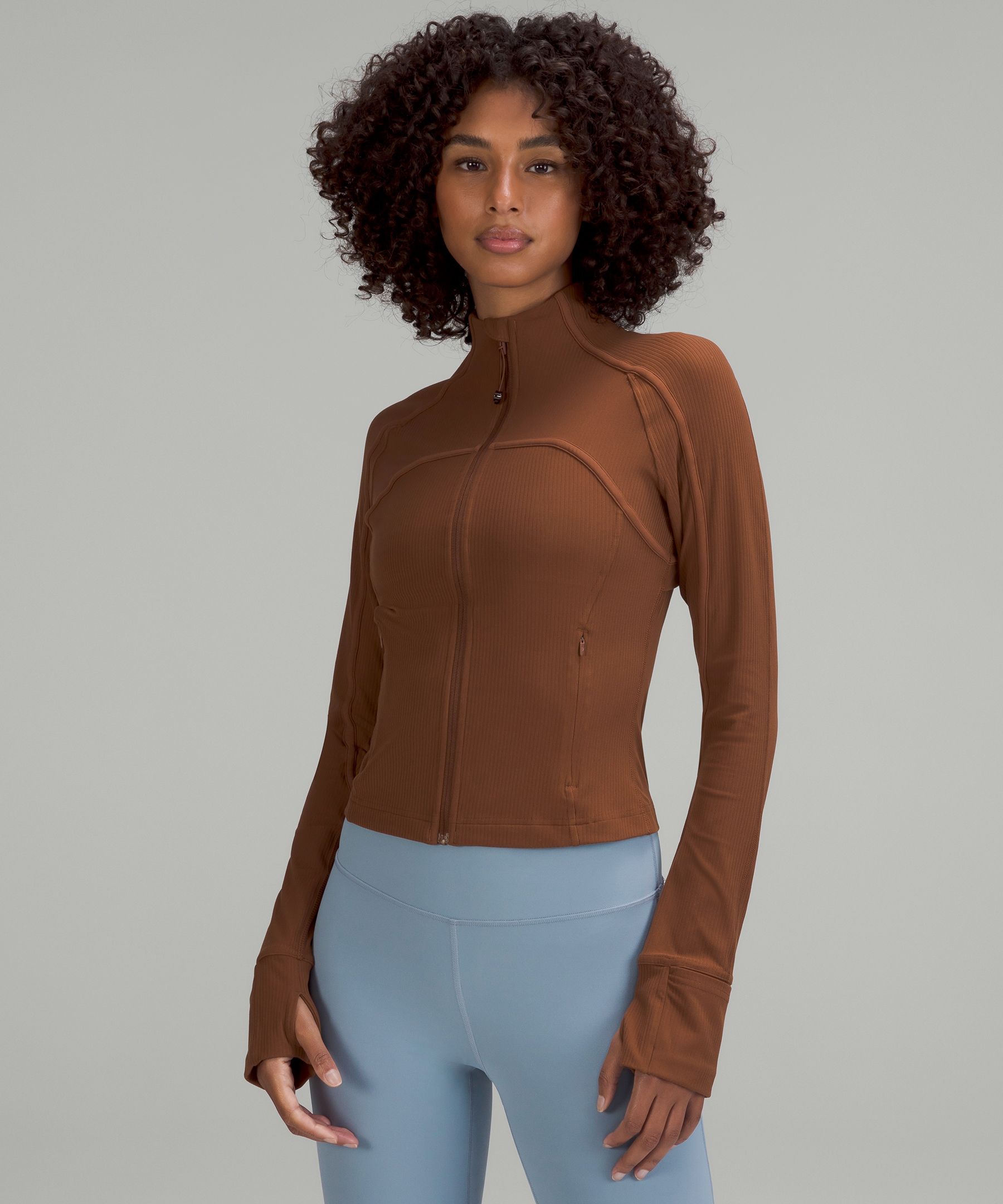 Lululemon Cropped Define Jacket Ribbed Nulu